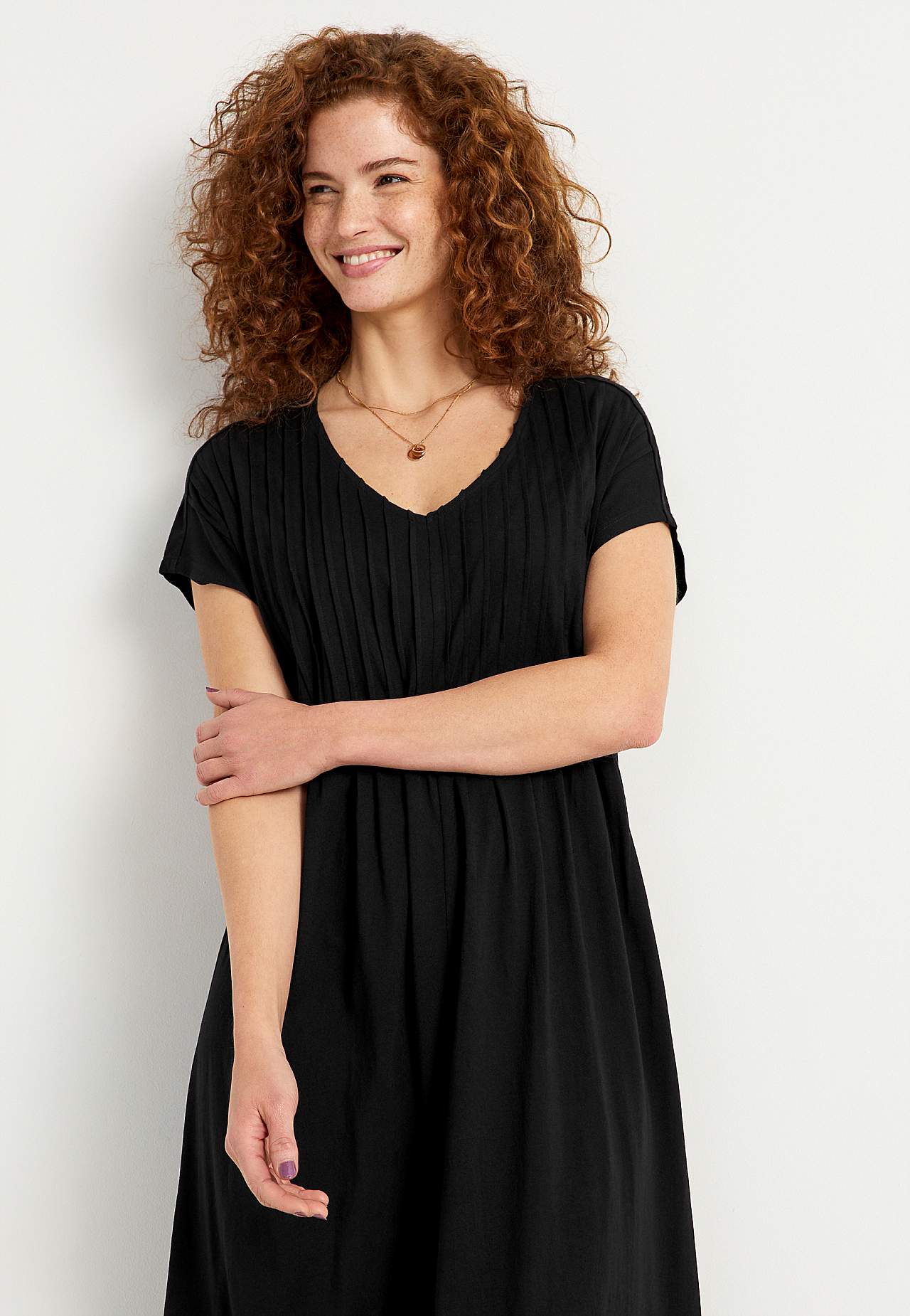 Kaftan dress in jersey