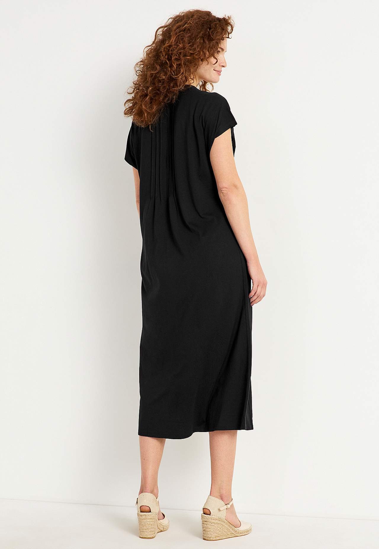 Kaftan dress in jersey