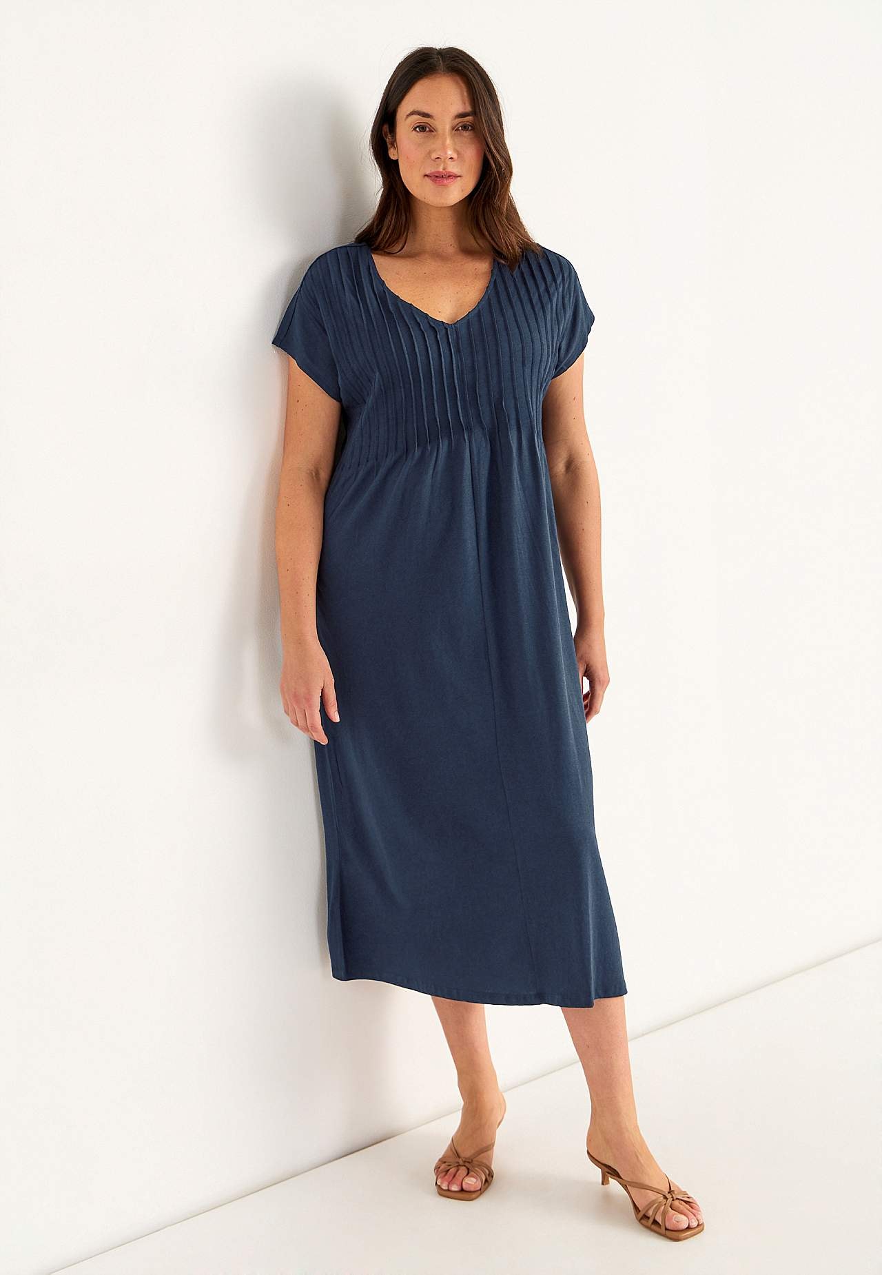Kaftan dress in jersey