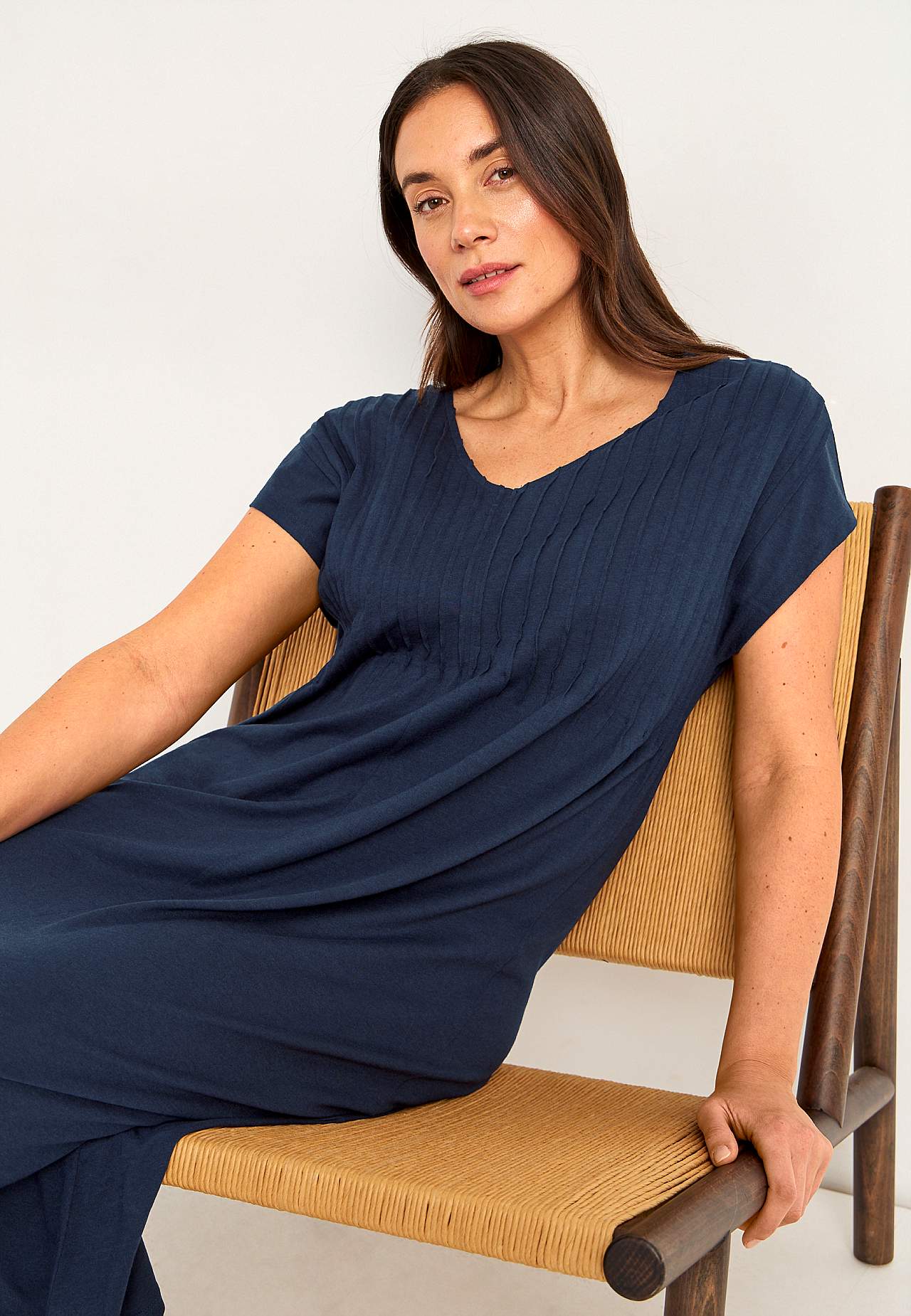 Kaftan dress in jersey