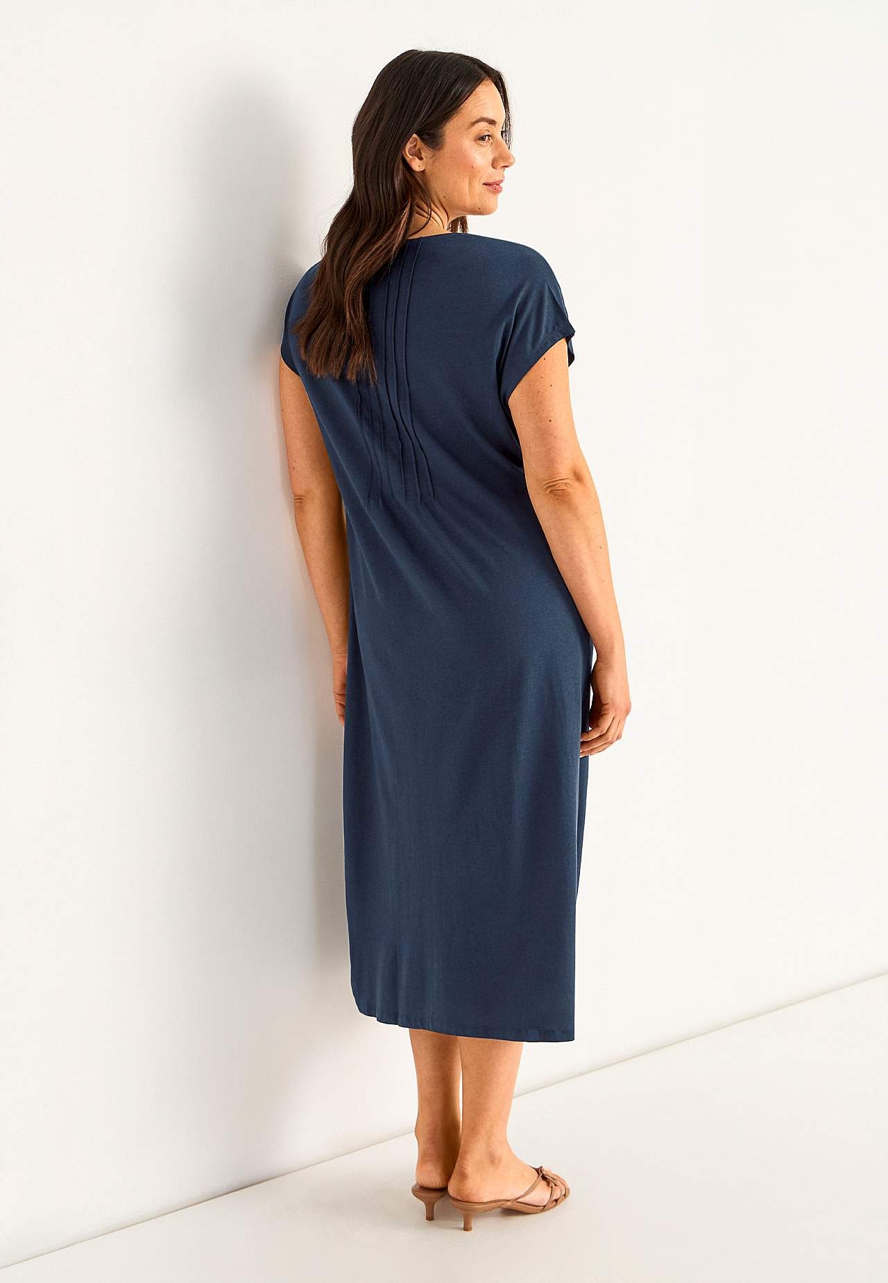 Kaftan dress in jersey