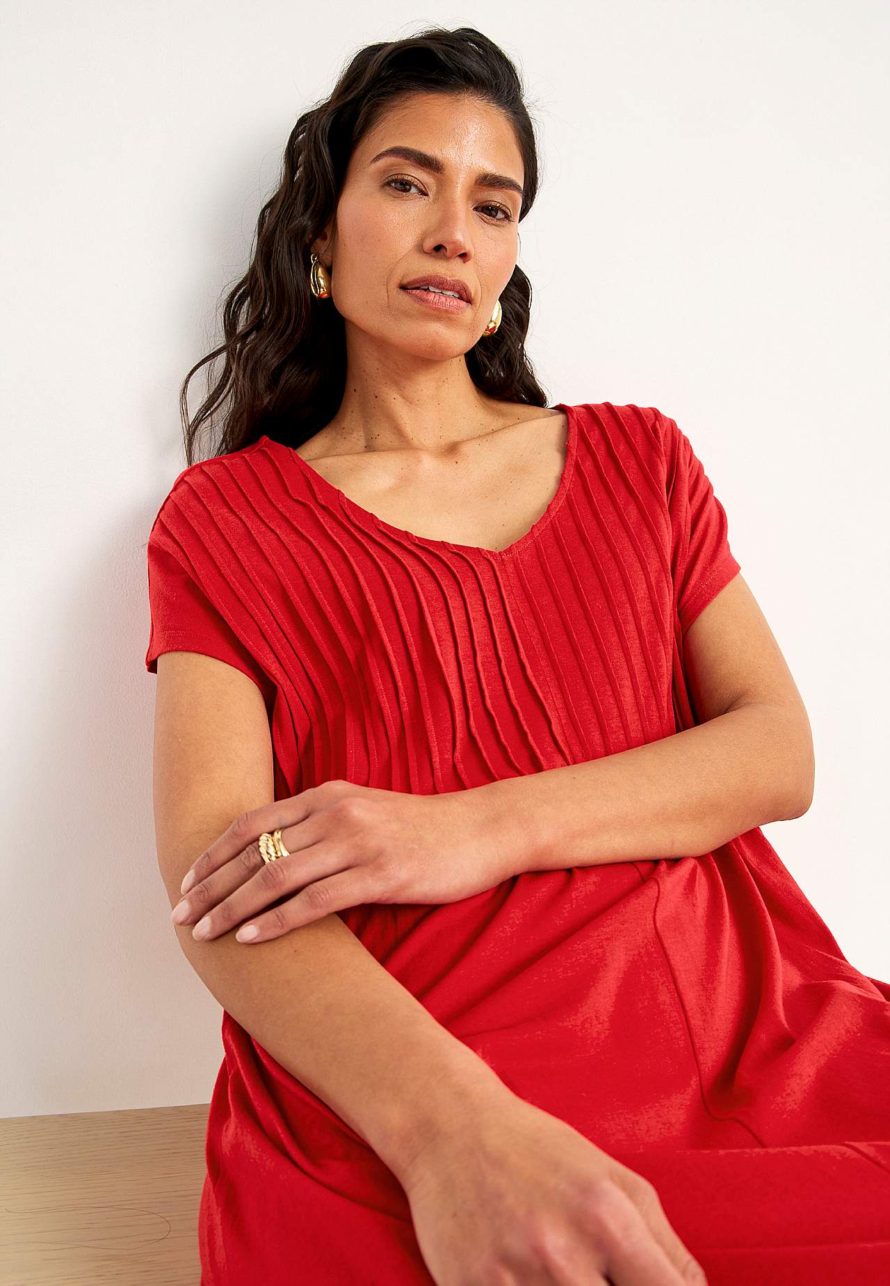 Kaftan dress in jersey