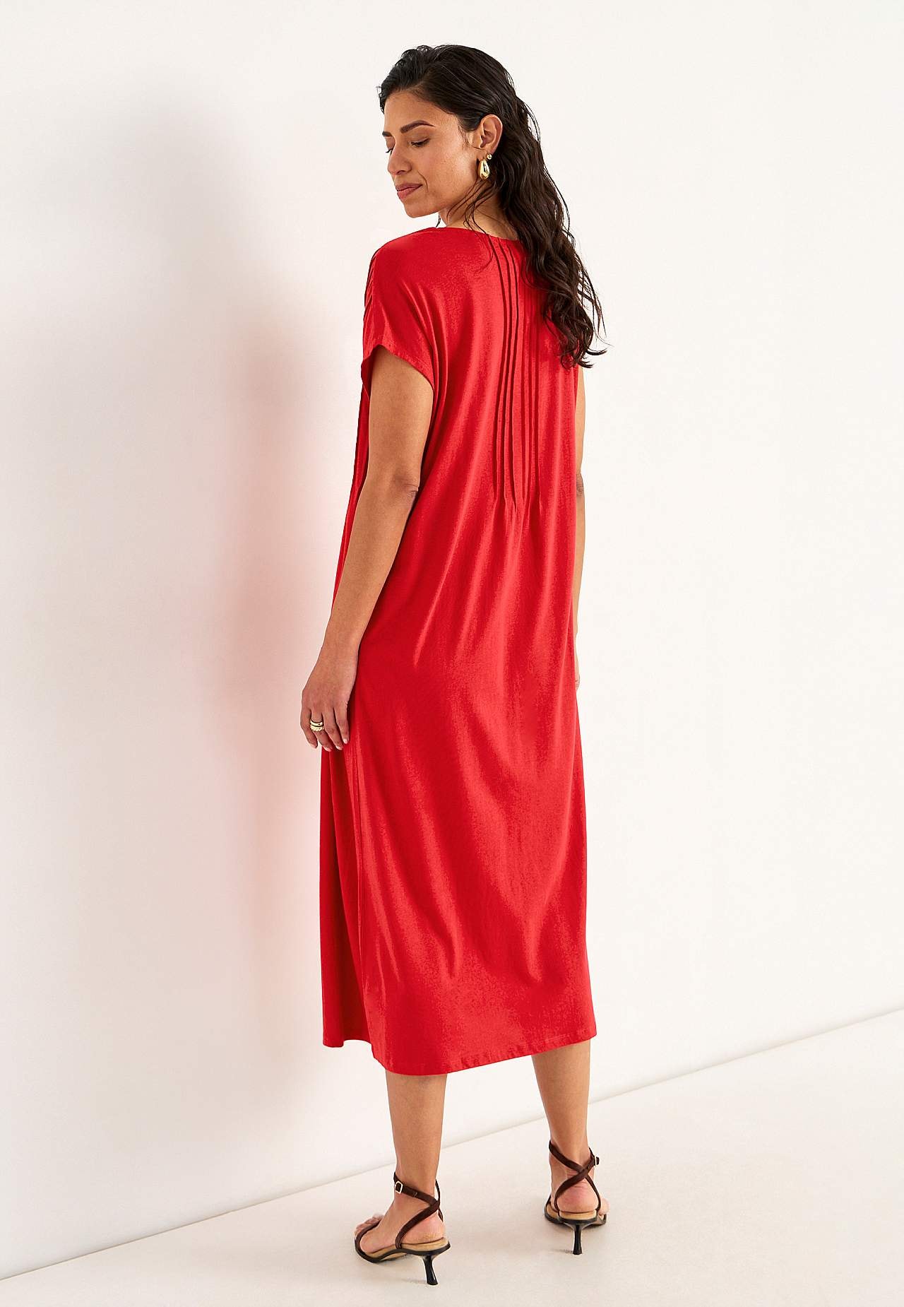 Kaftan dress in jersey