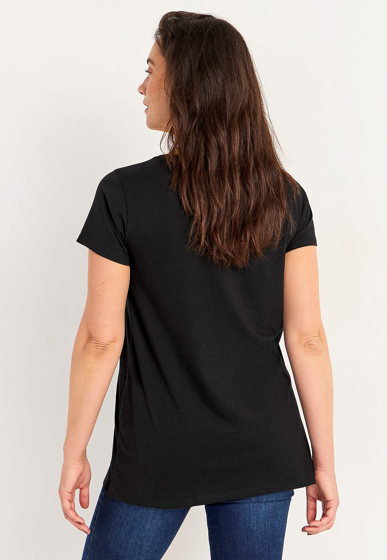 Short-sleeved jersey tuniq