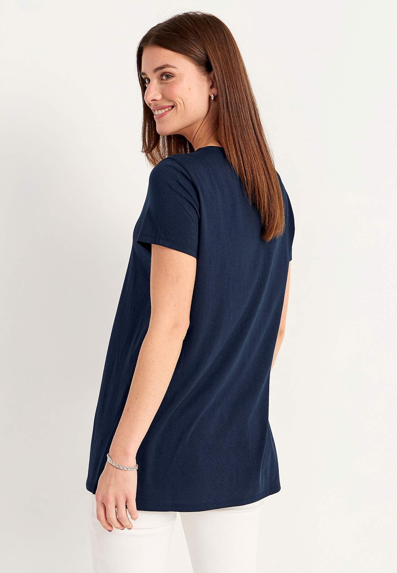 Short-sleeved jersey tuniq