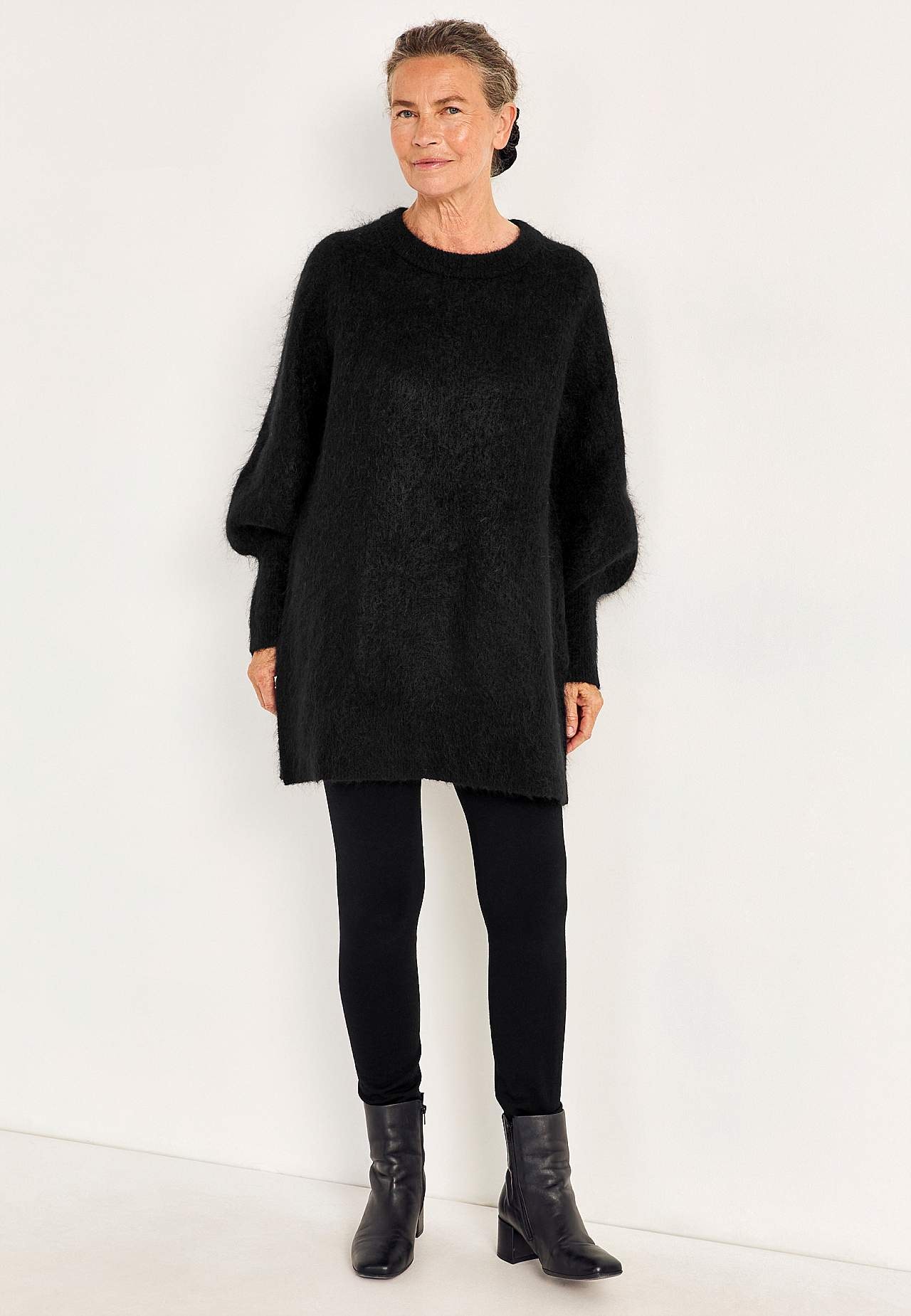 Tunic Premium in mohair- and wool blend