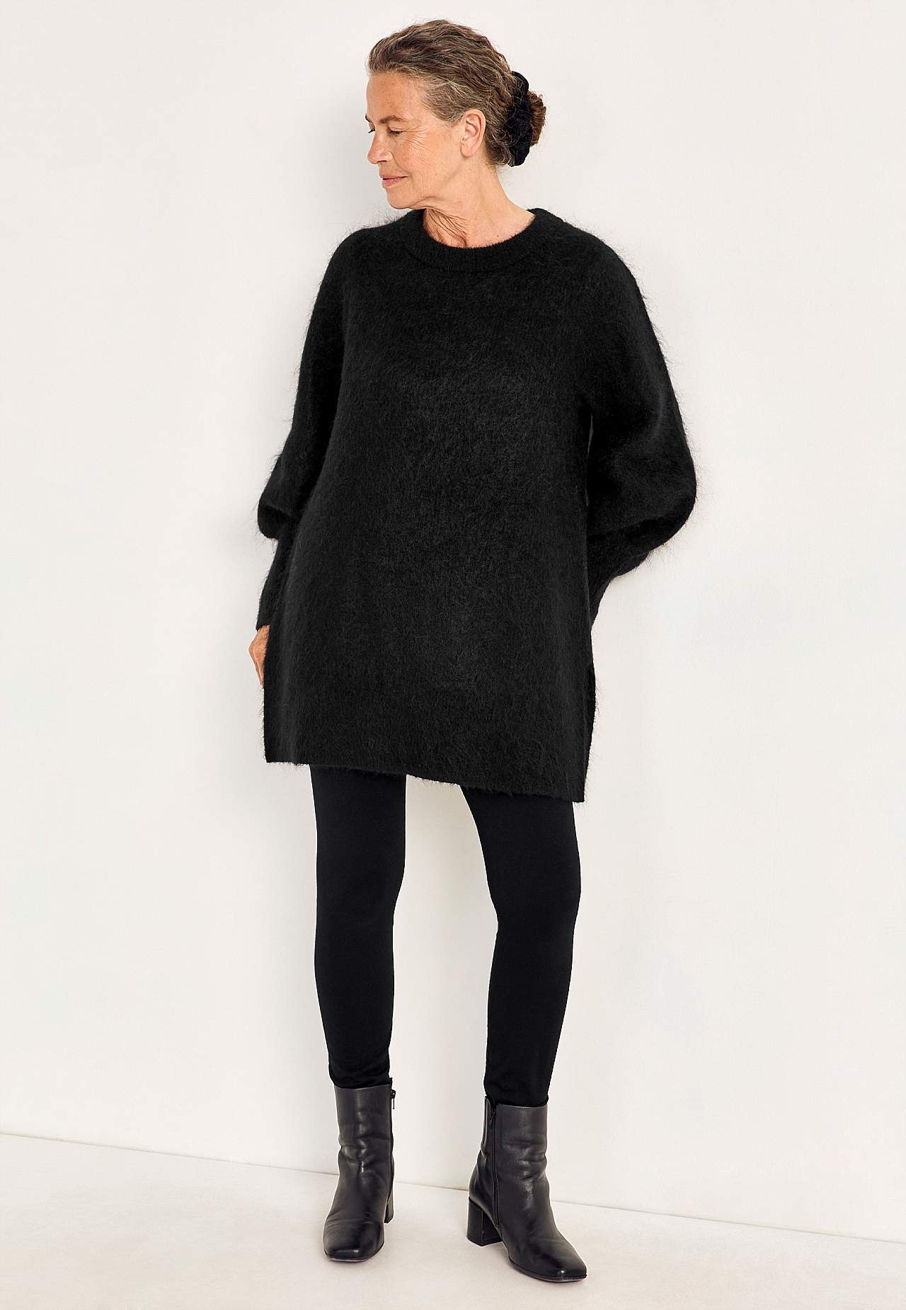 Tunic Premium in mohair- and wool blend