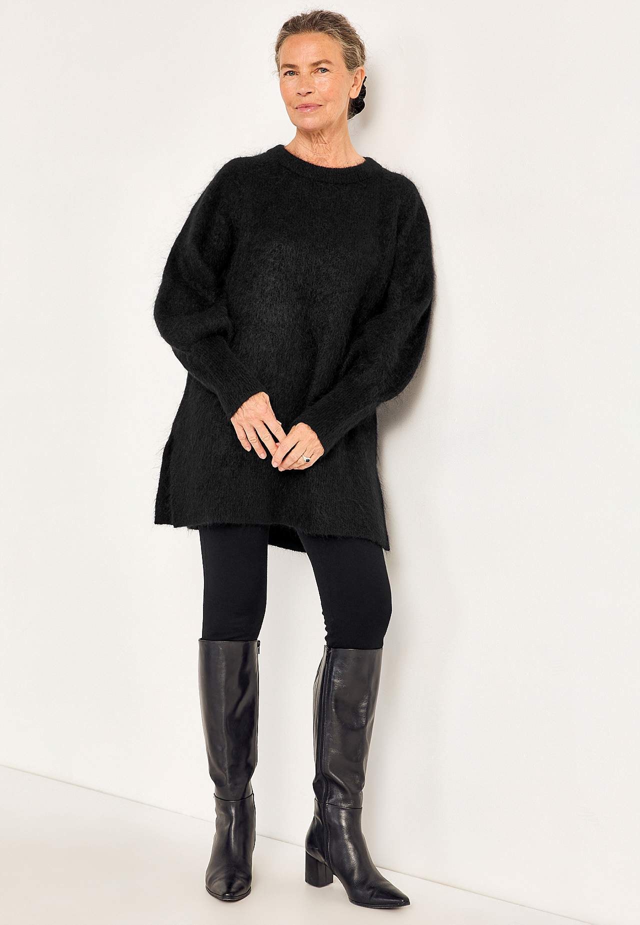 Tunic Premium in mohair- and wool blend
