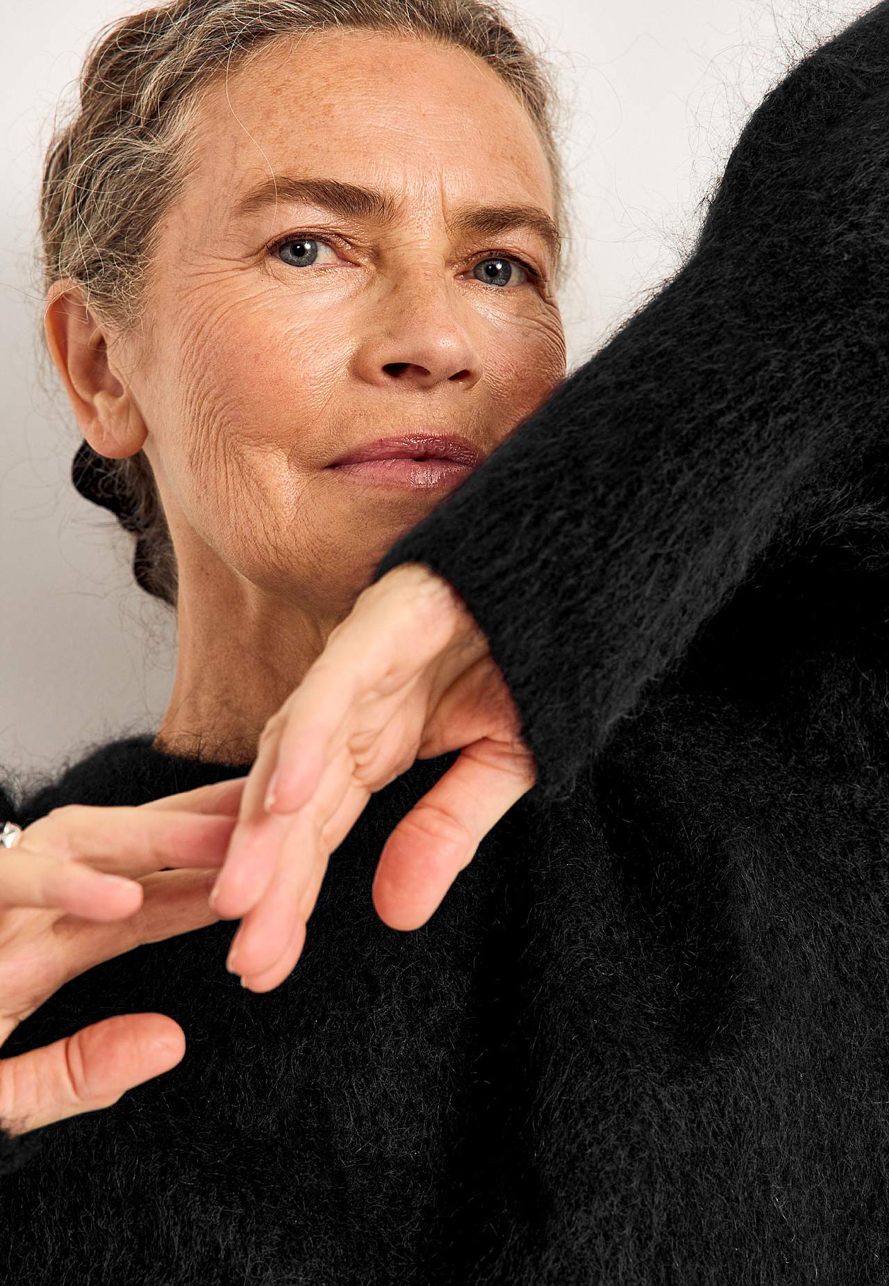 Tunic Premium in mohair- and wool blend
