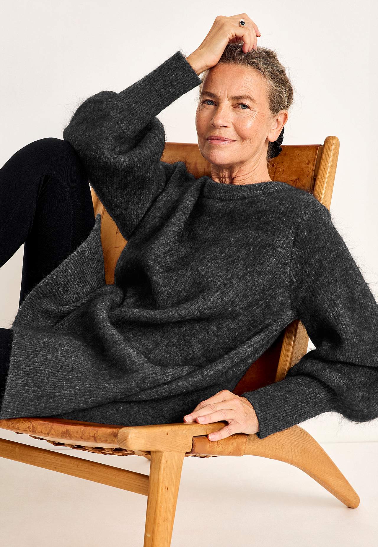 Tunic Premium in mohair- and wool blend