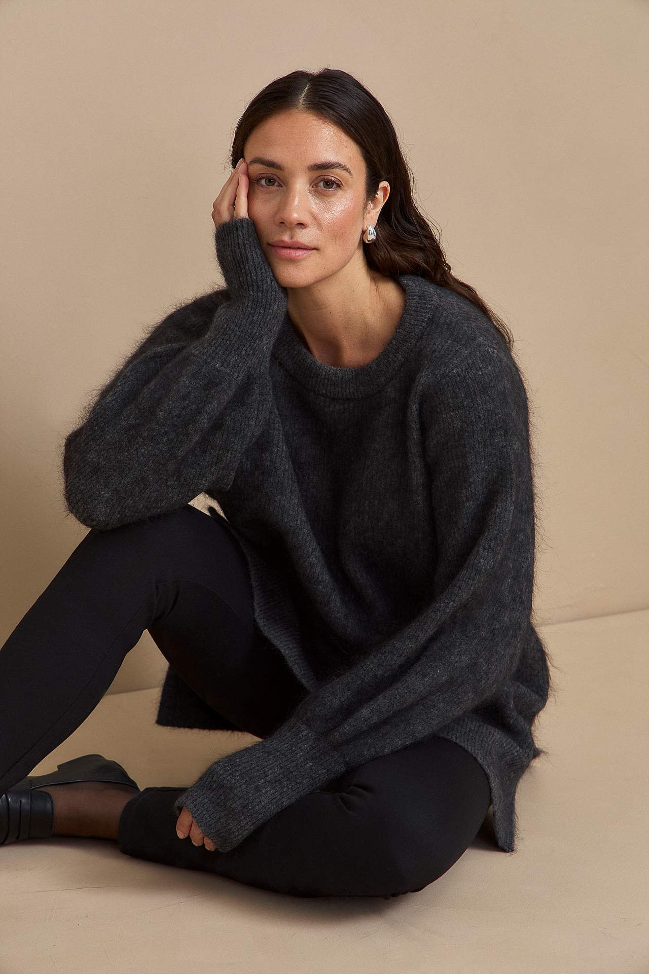 Tunic Premium in mohair- and wool blend