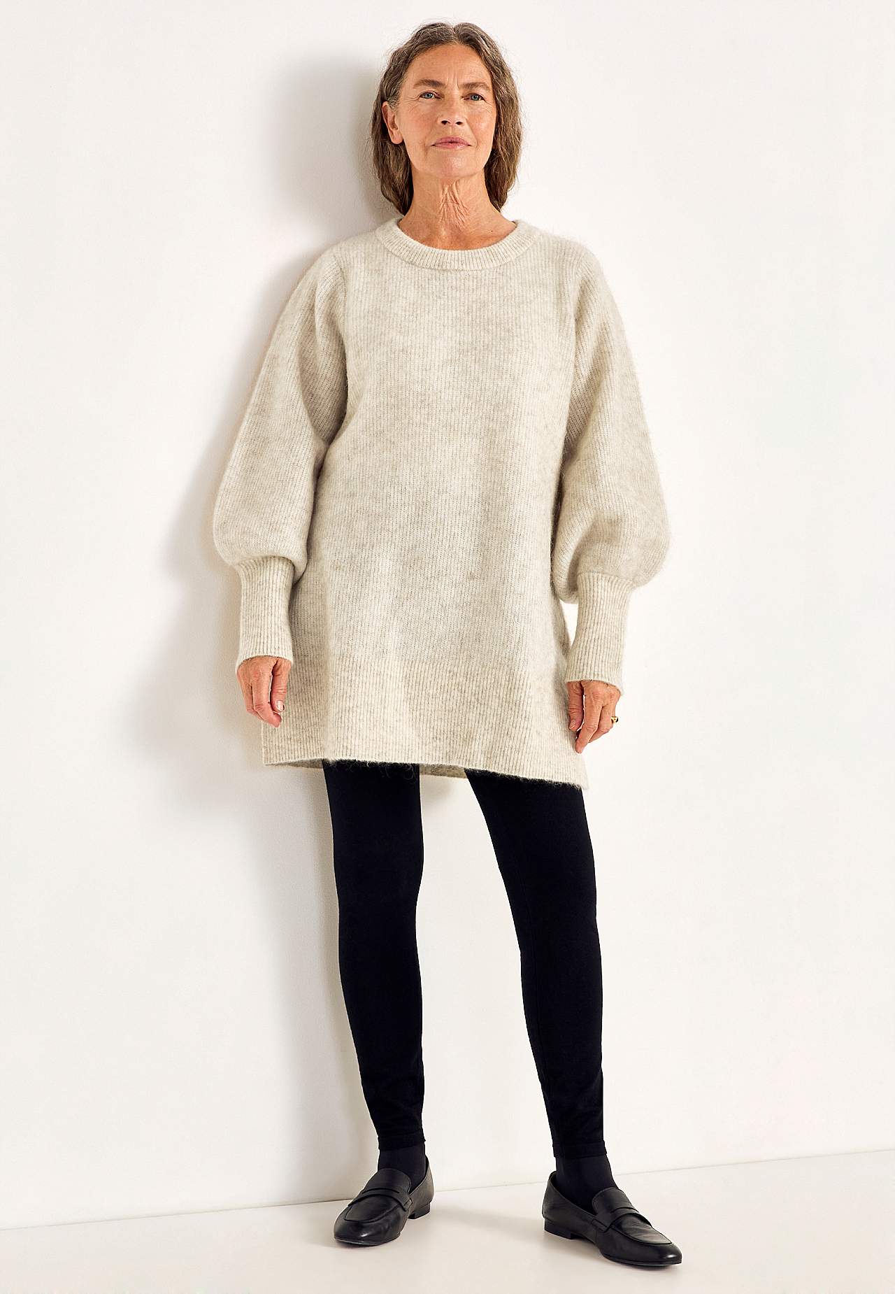 Tunic Premium in mohair- and wool blend