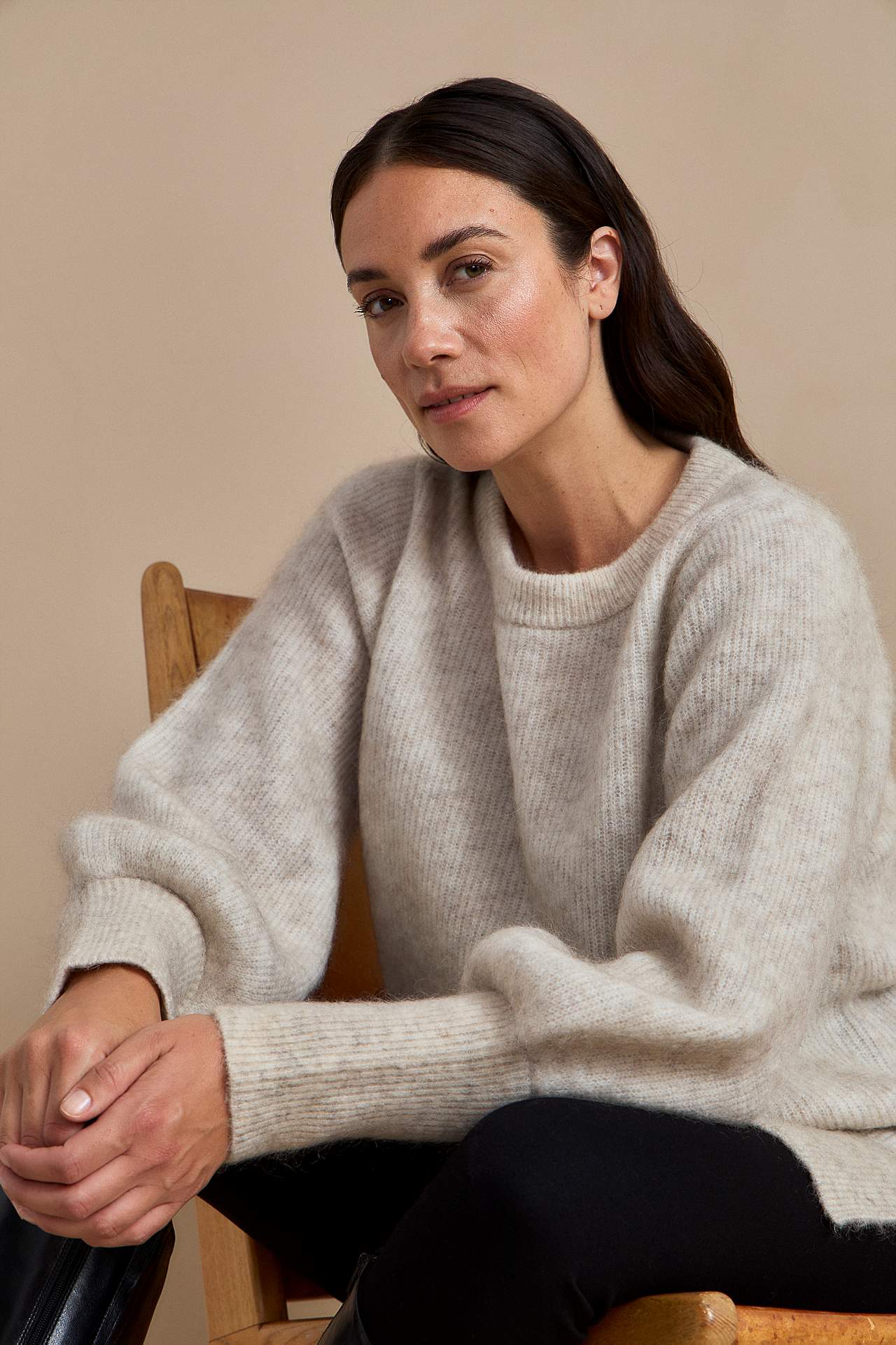 Tunic Premium in mohair- and wool blend