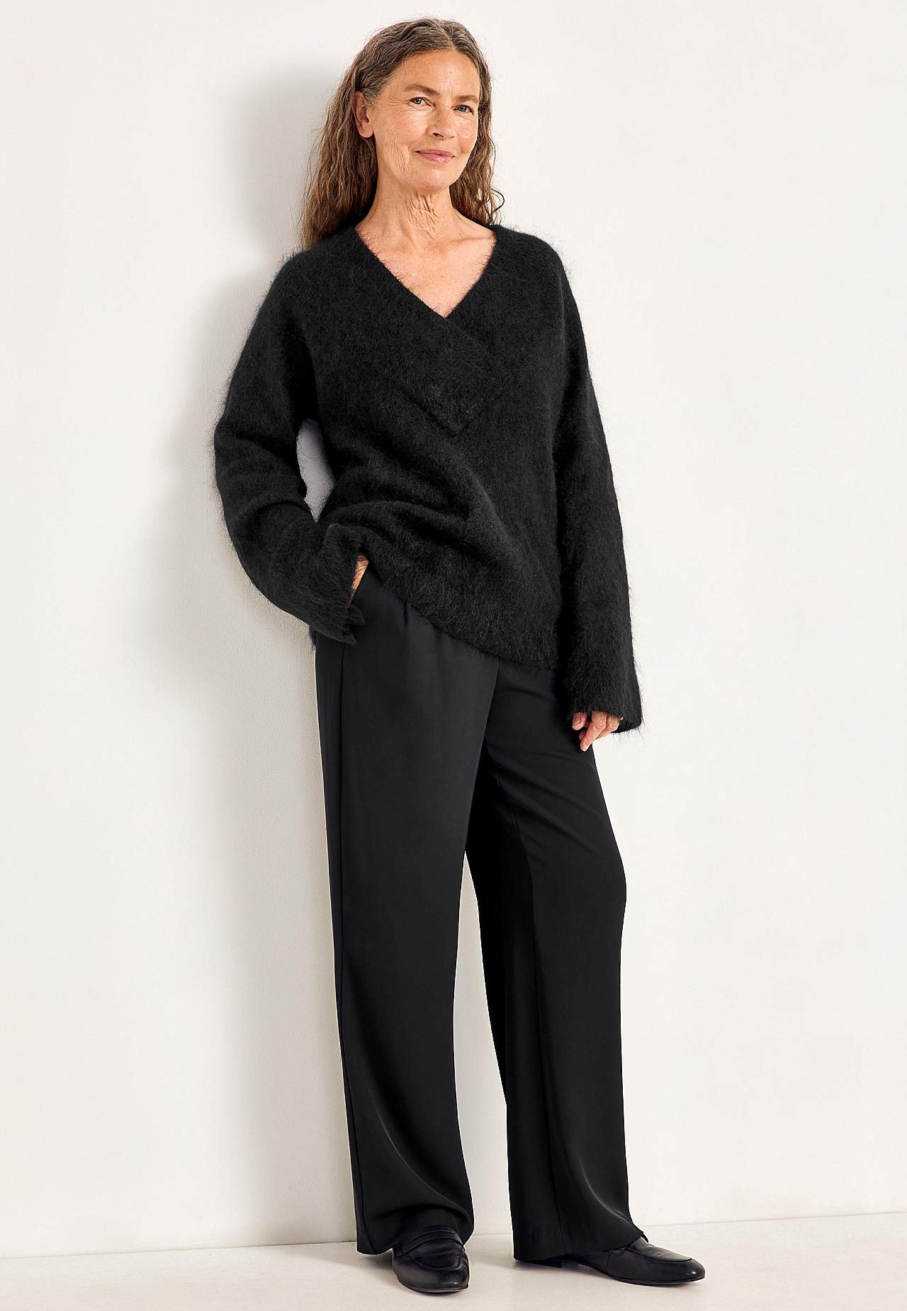 Sweater Premium in mohair- and wool blend