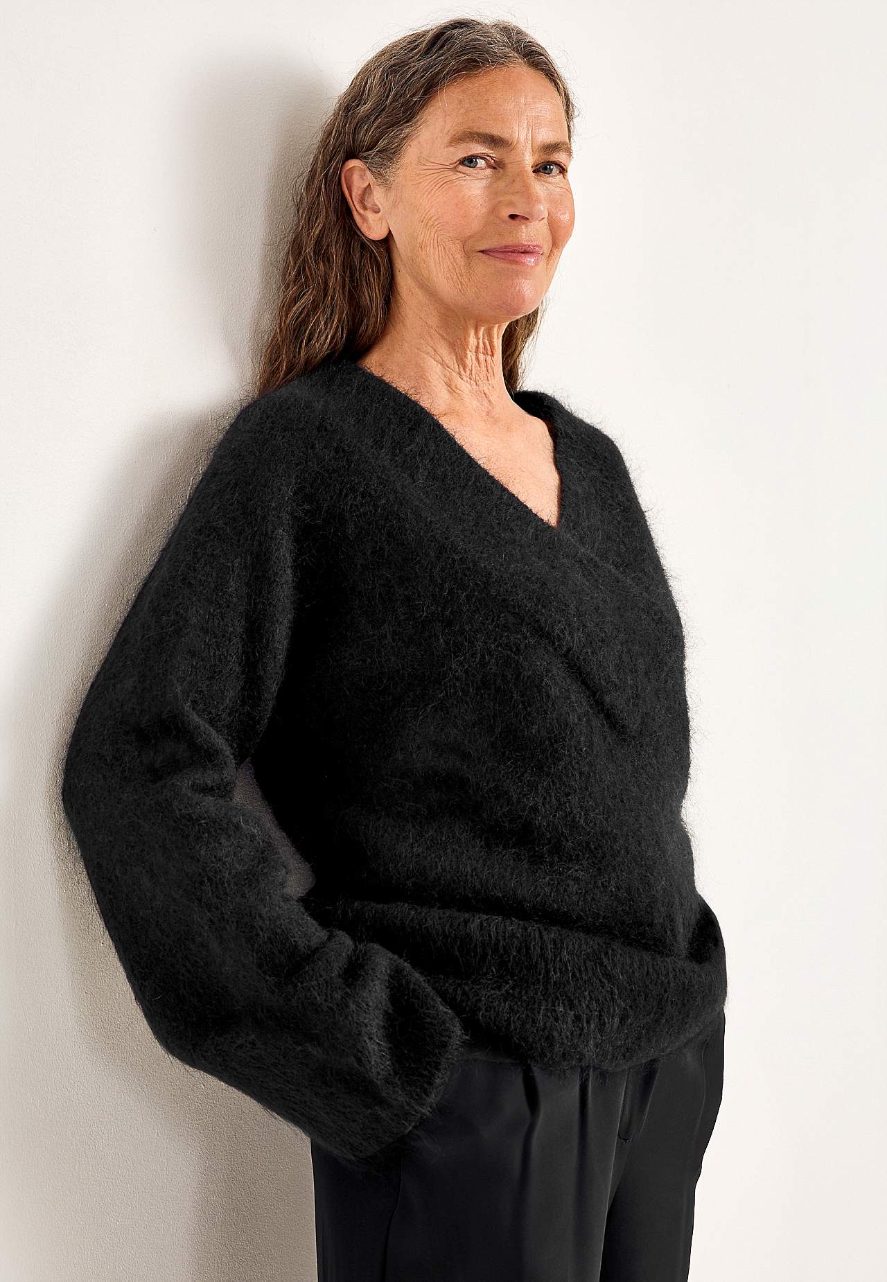 Sweater Premium in mohair- and wool blend