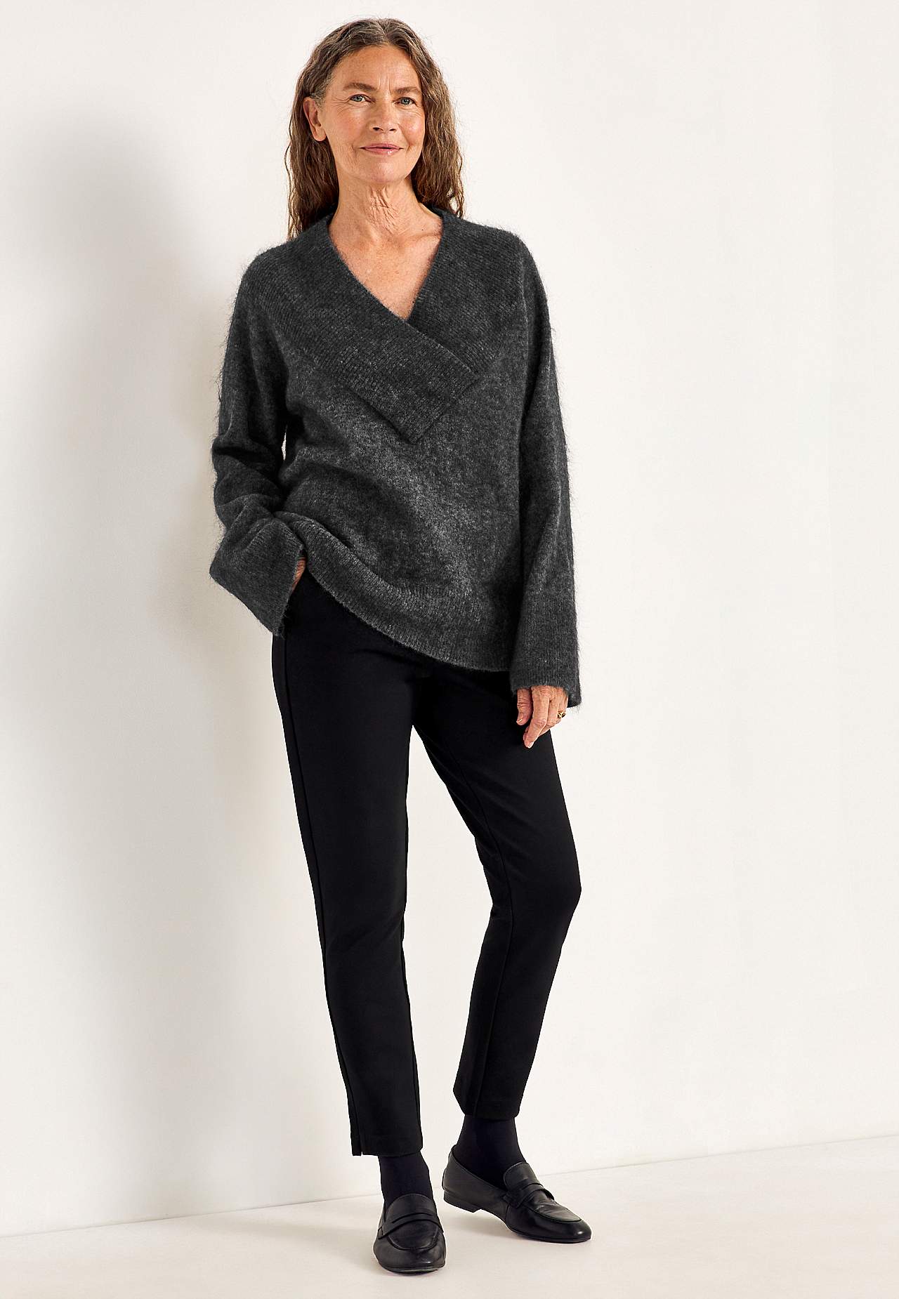 Sweater Premium in mohair- and wool blend