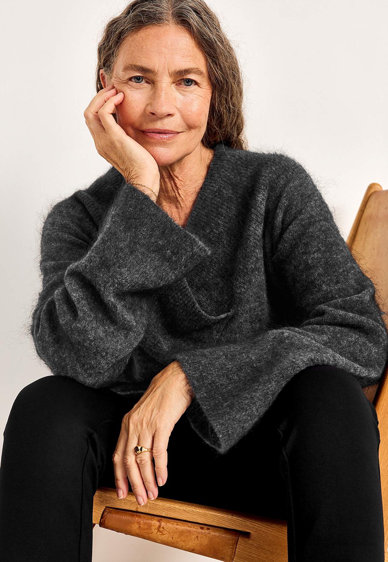 Sweater Premium in mohair- and wool blend