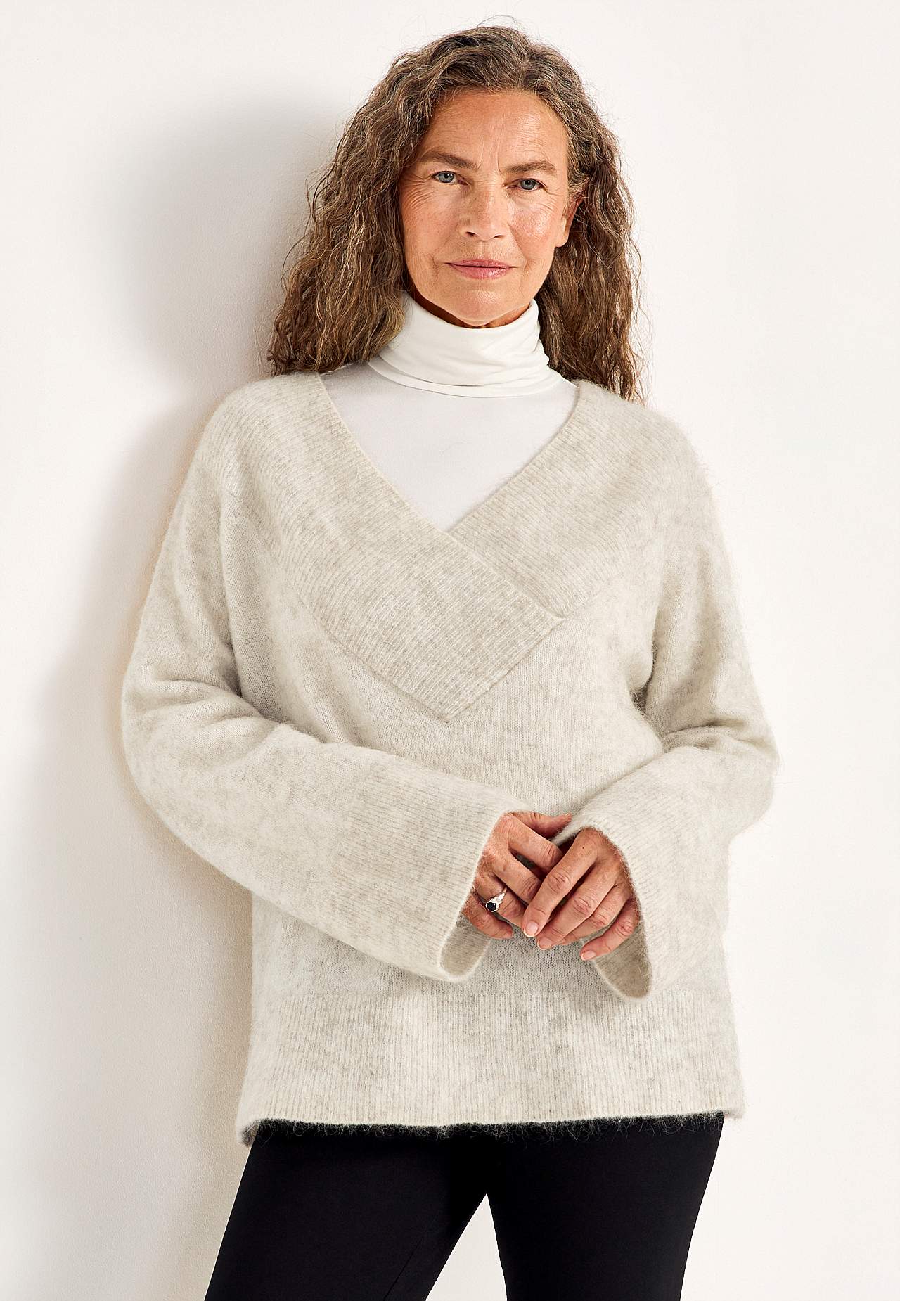 Sweater Premium in mohair- and wool blend