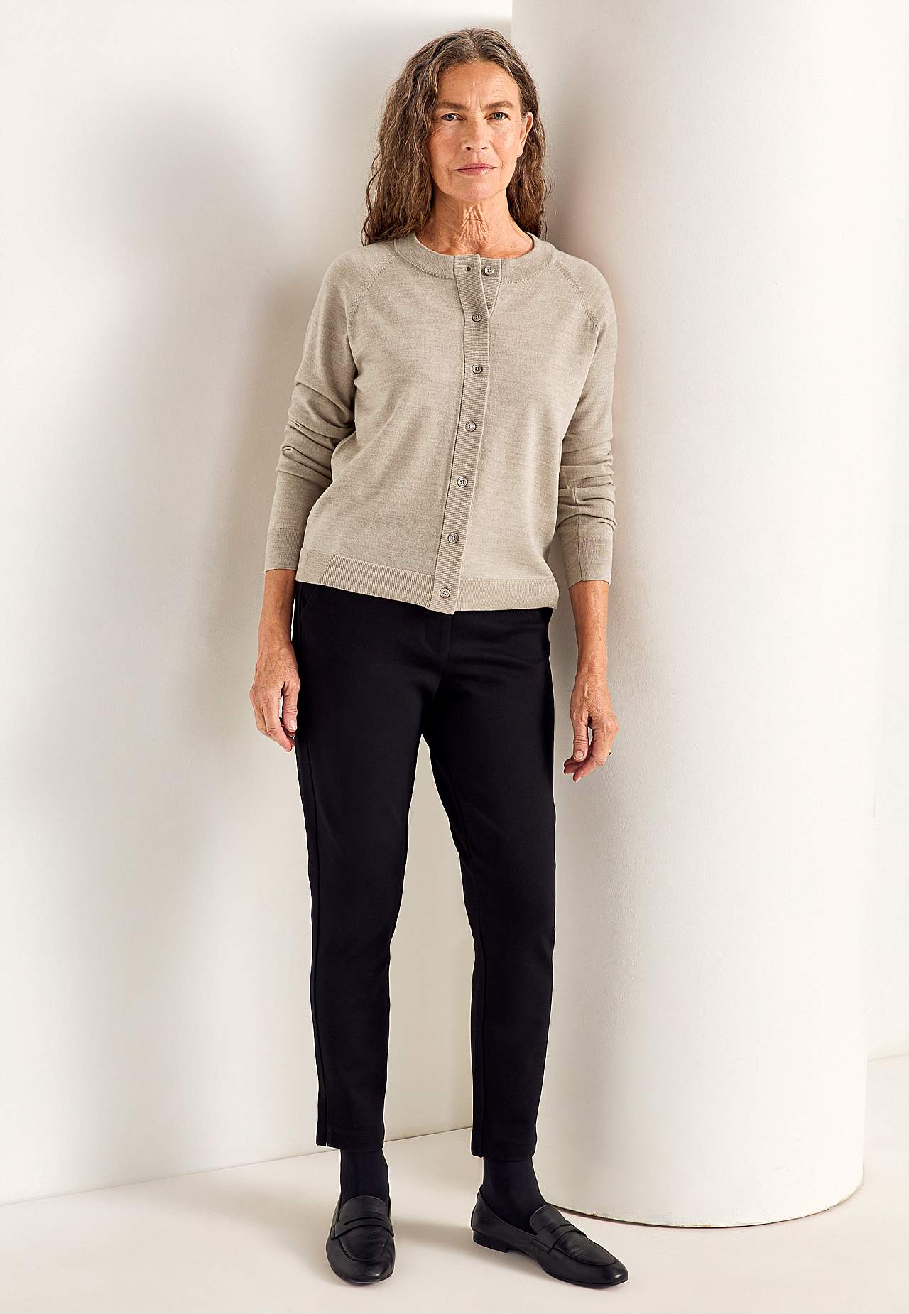 Cardigan Premium in merino wool
