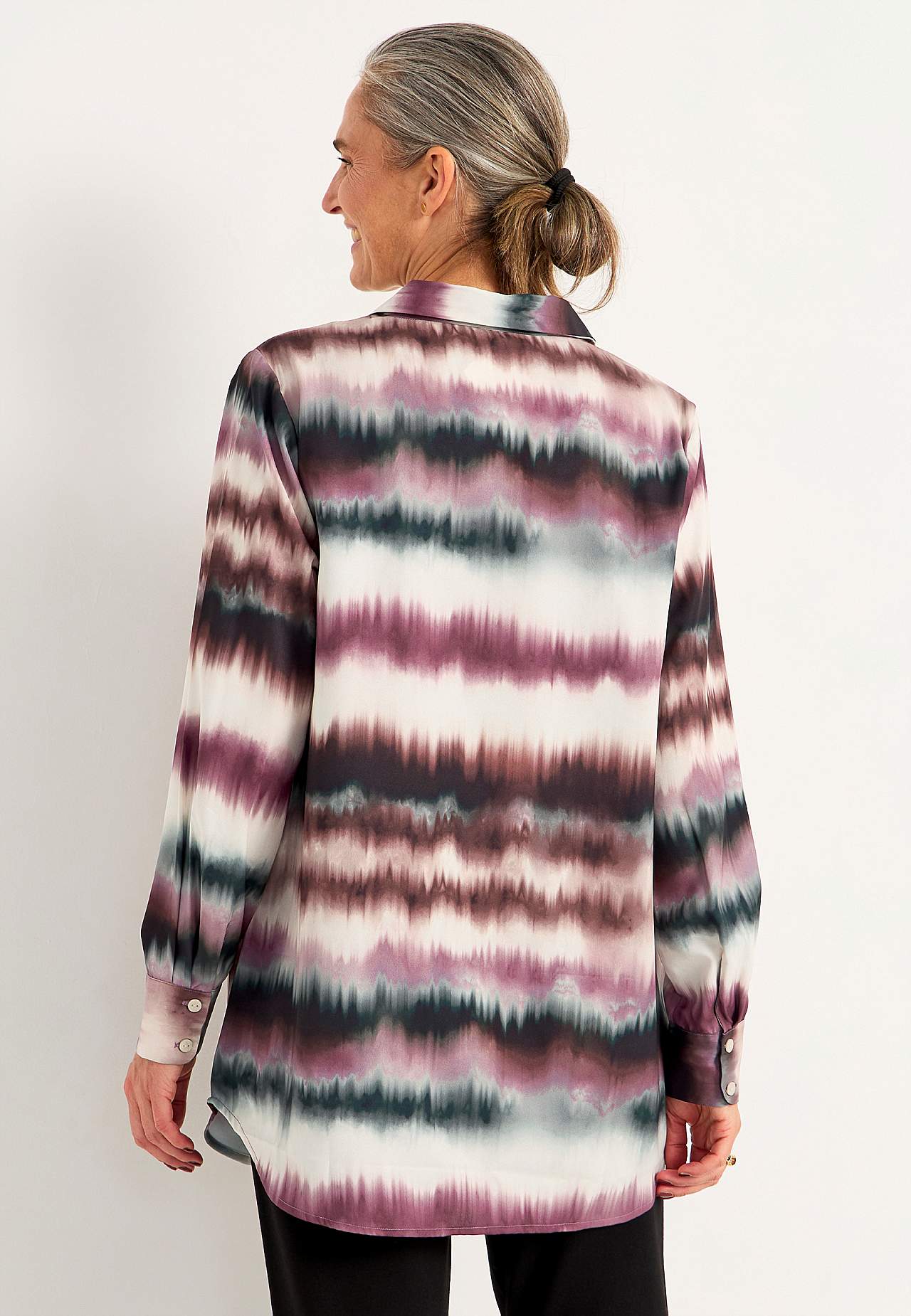 Woven long shirt