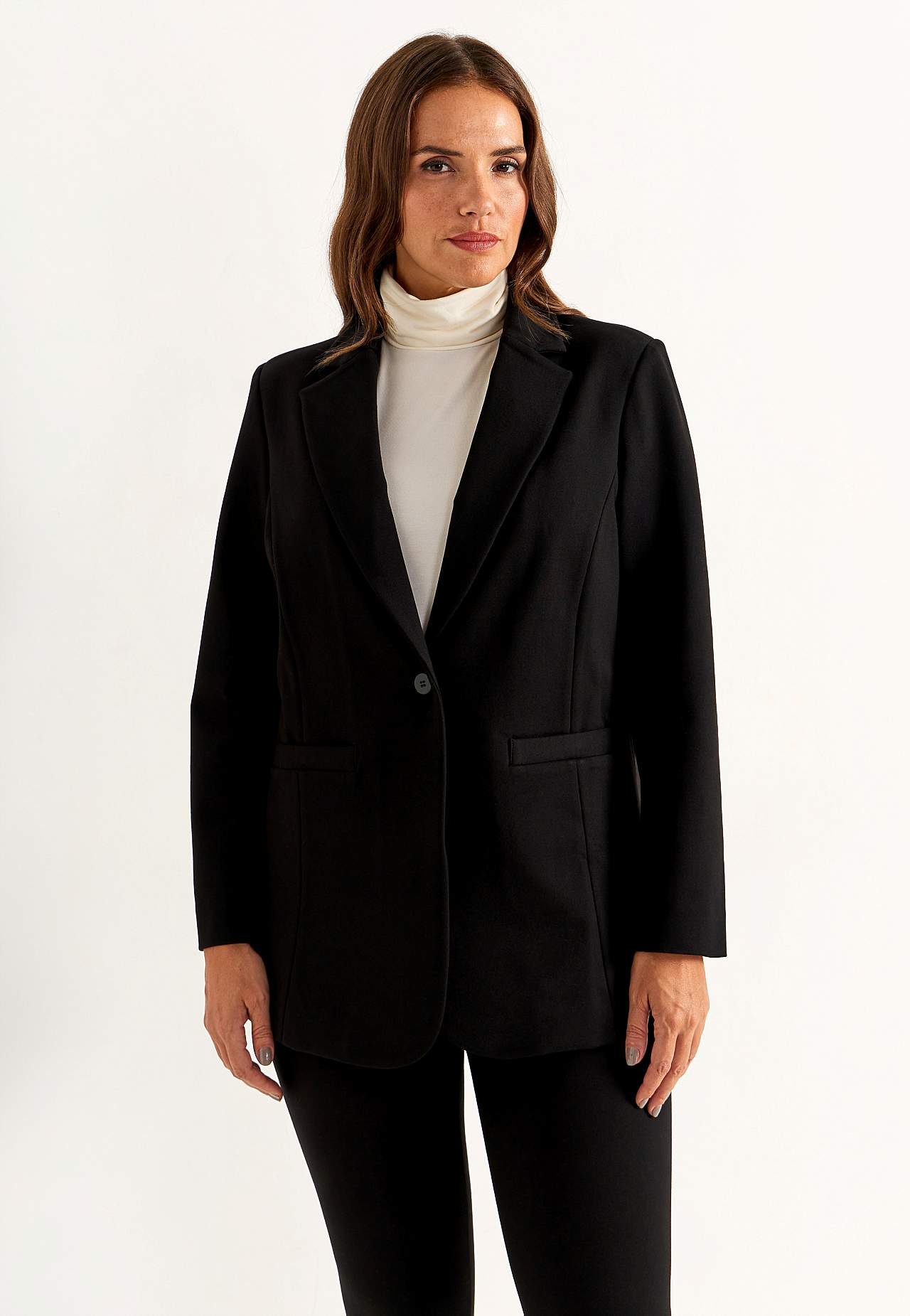 Tricot Premium jacket in Punto di Roma jersey