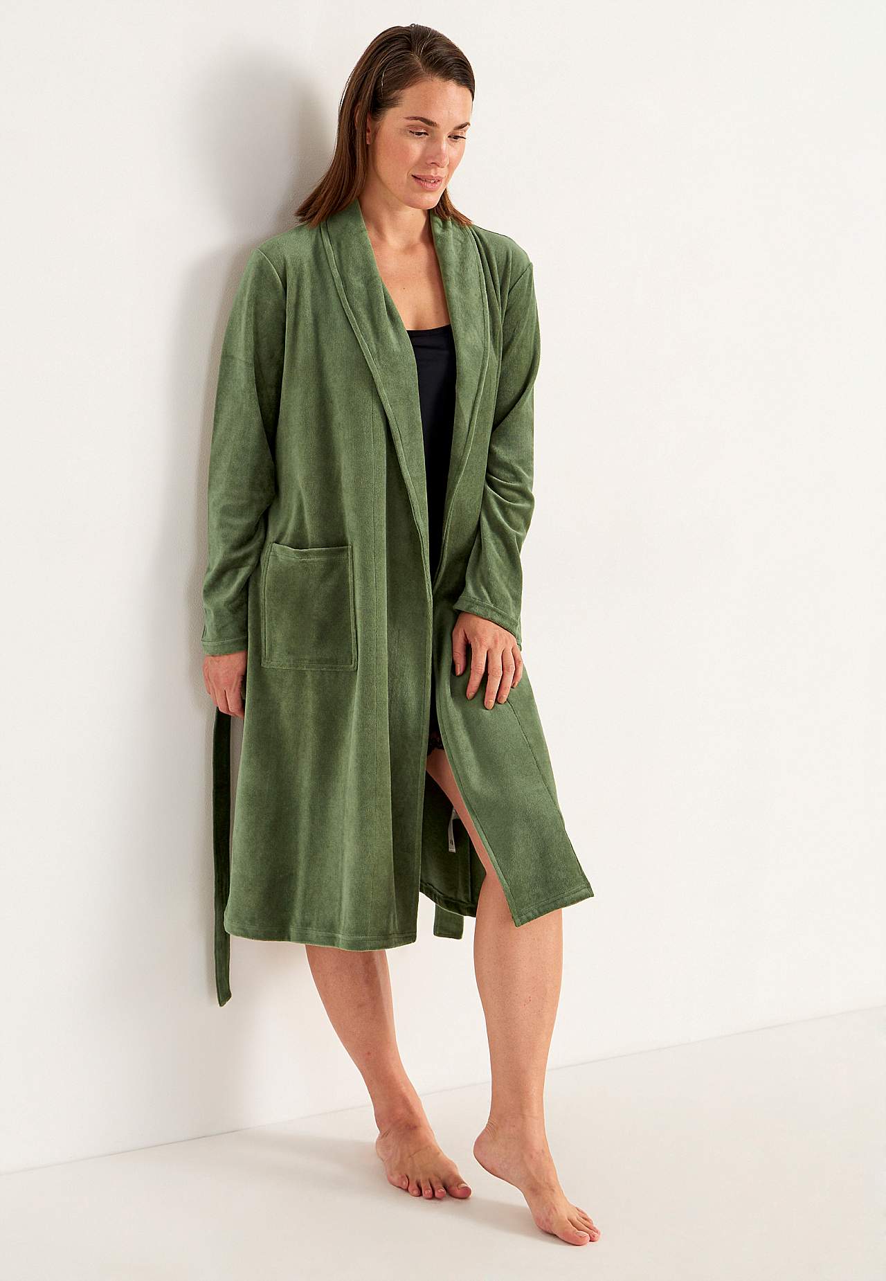 Velour robe