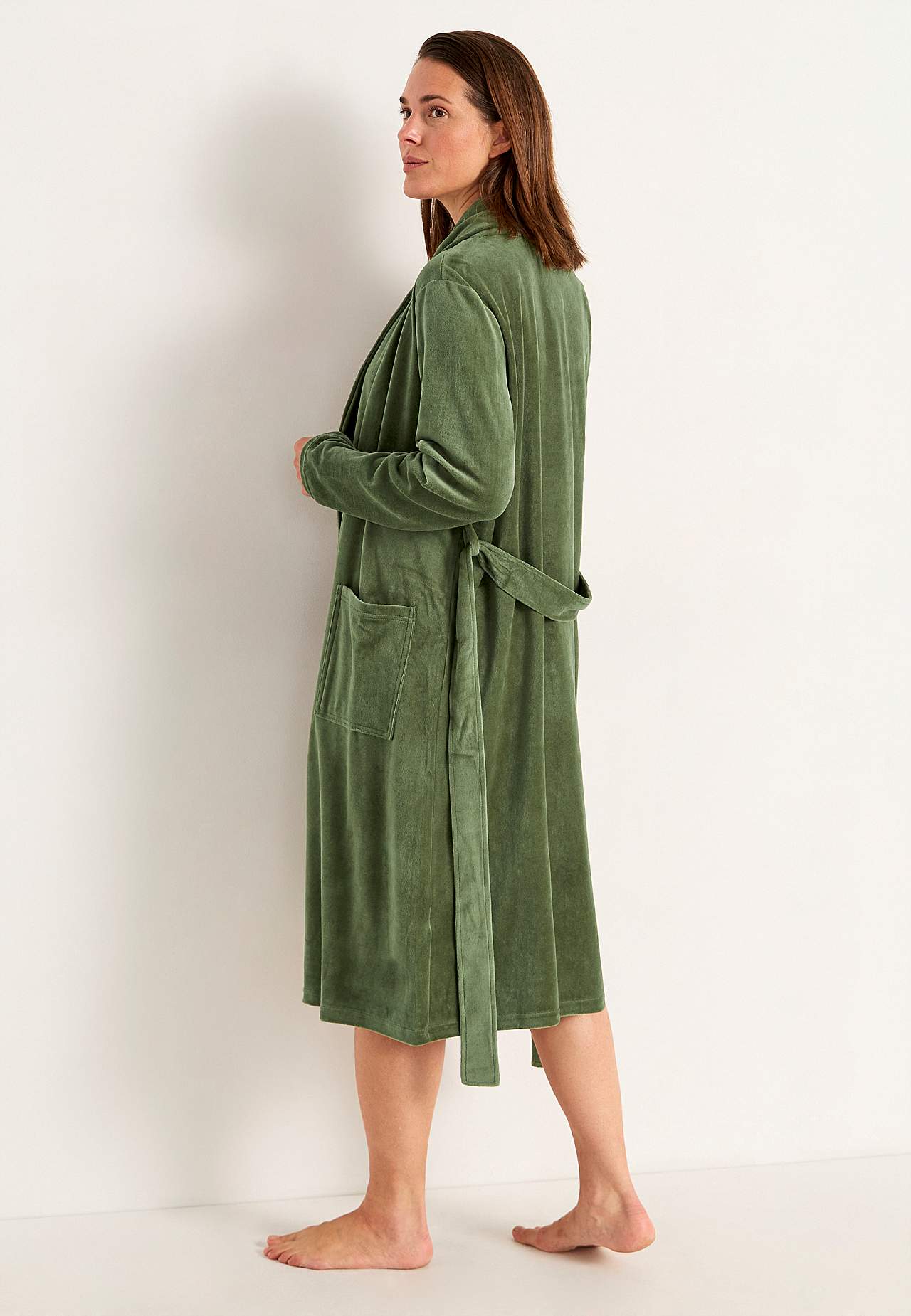 Velour robe