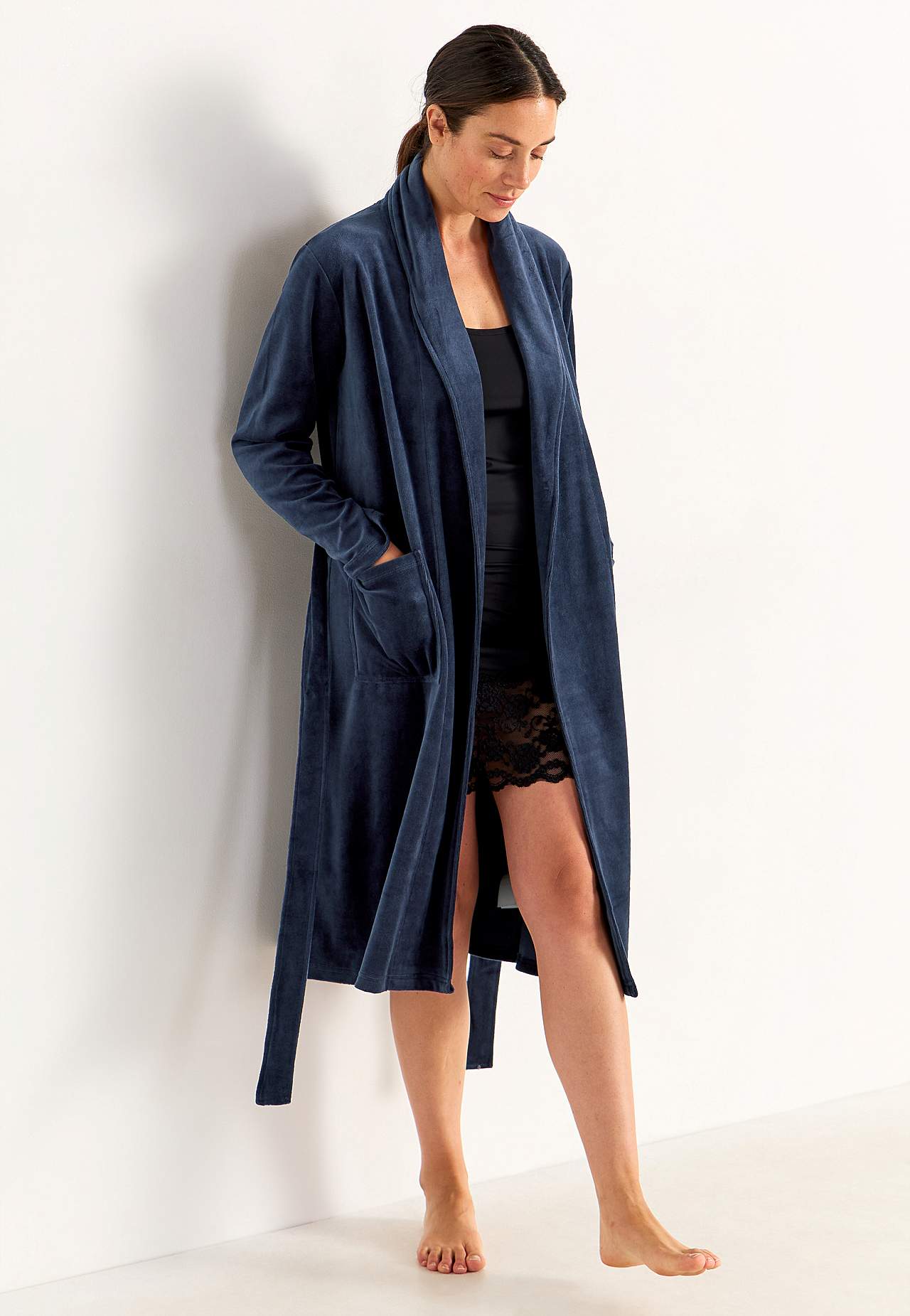 Velour robe