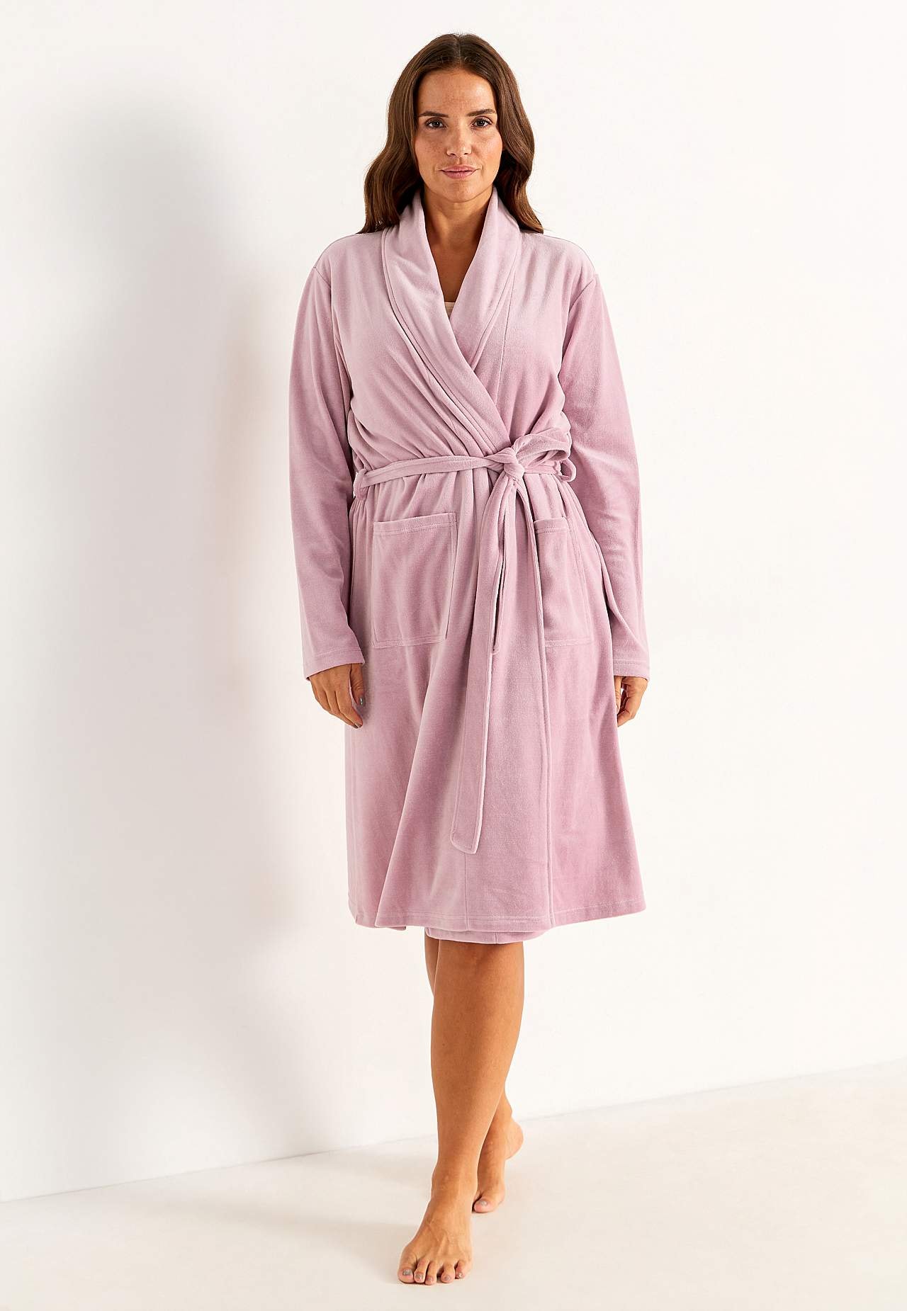 Velour robe