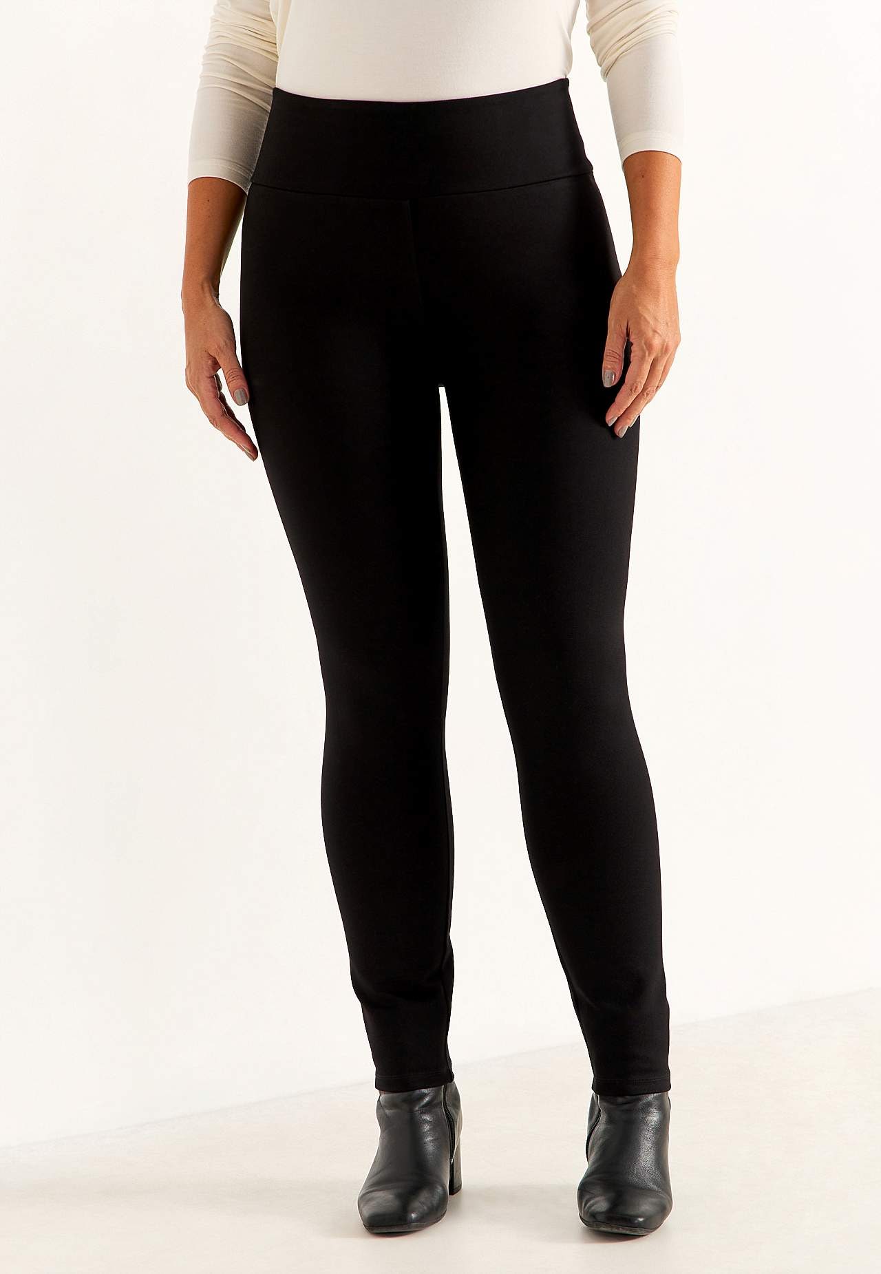 Leggings Premium in Punto di Roma jersey Mona