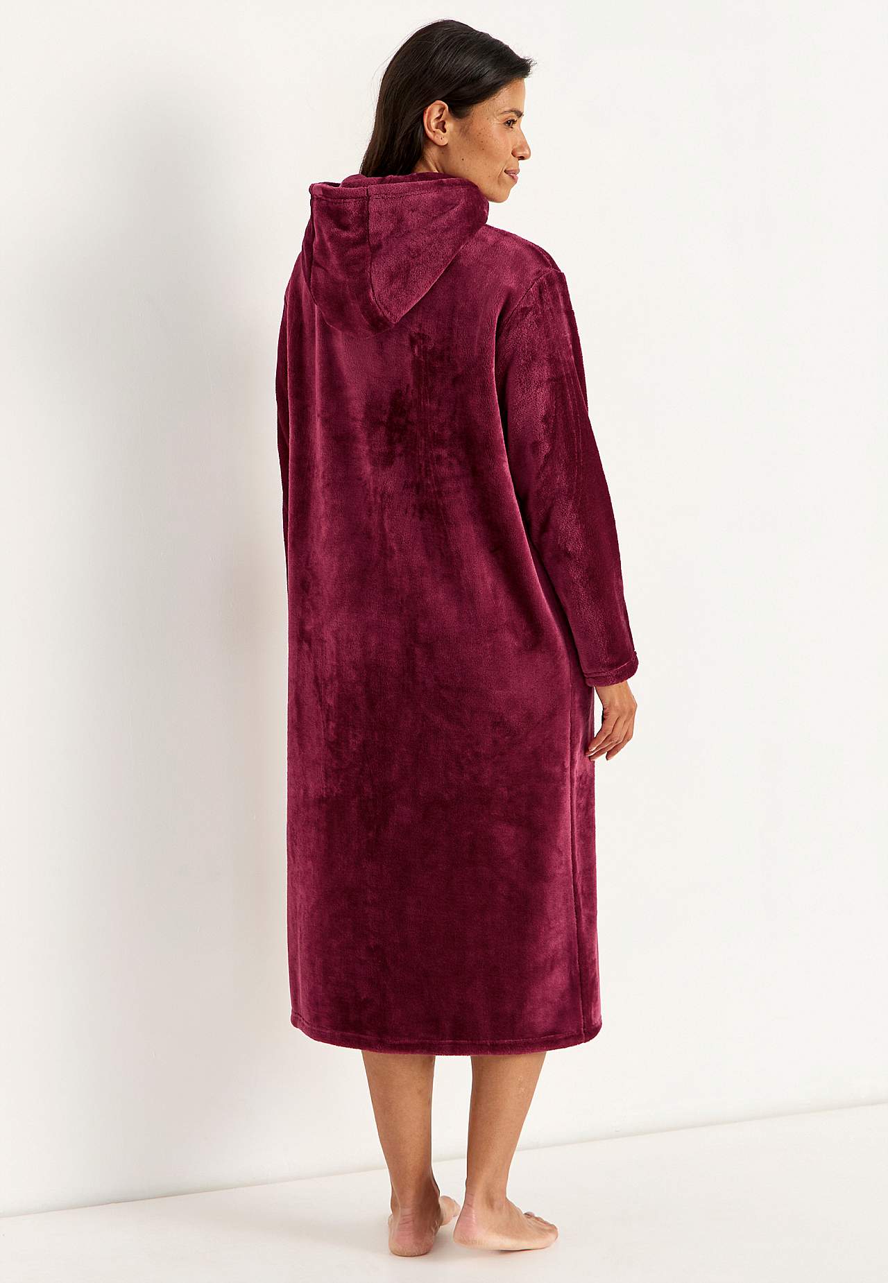 Morgonrock i fleece