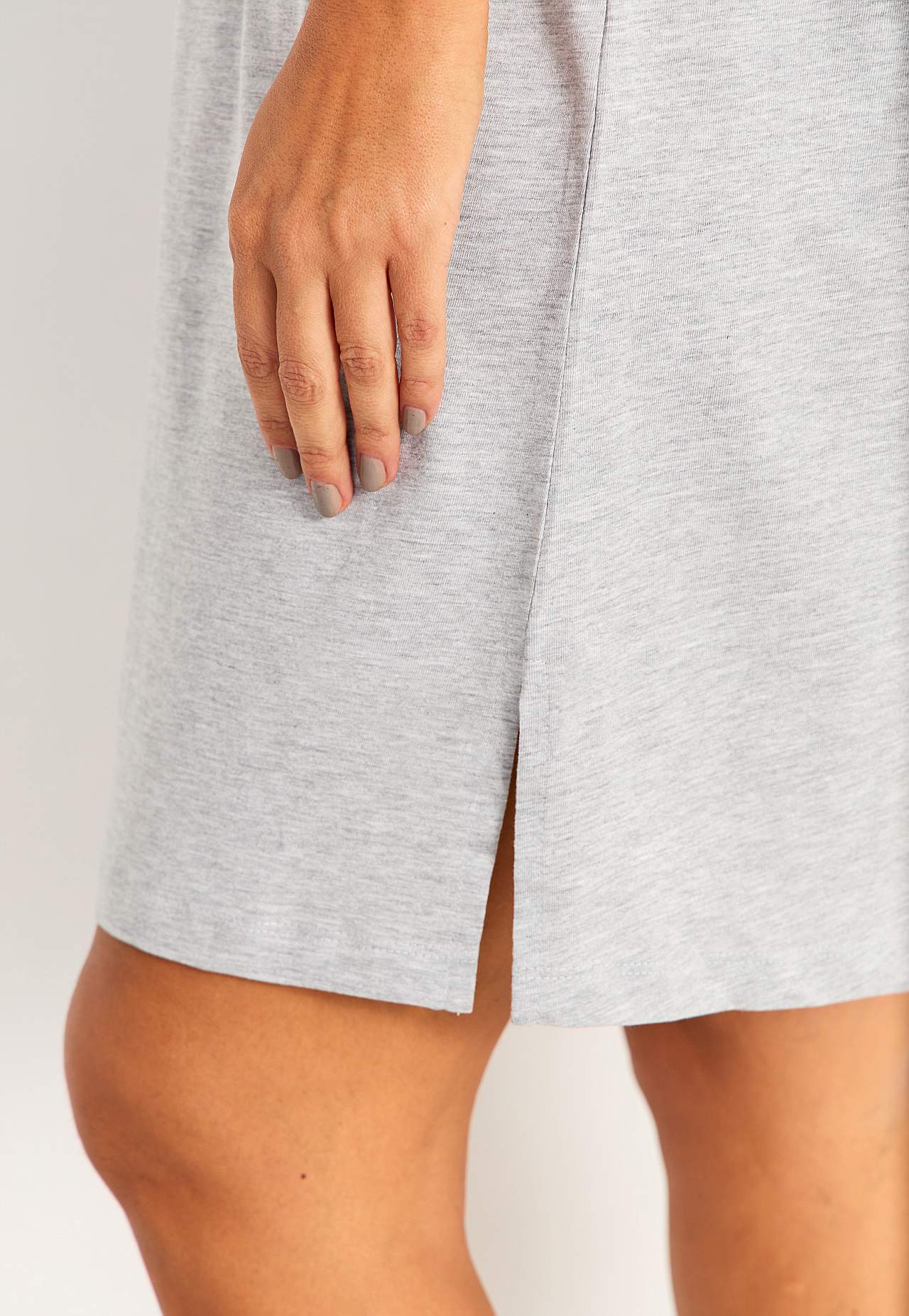 Patterned nightdress in cotton