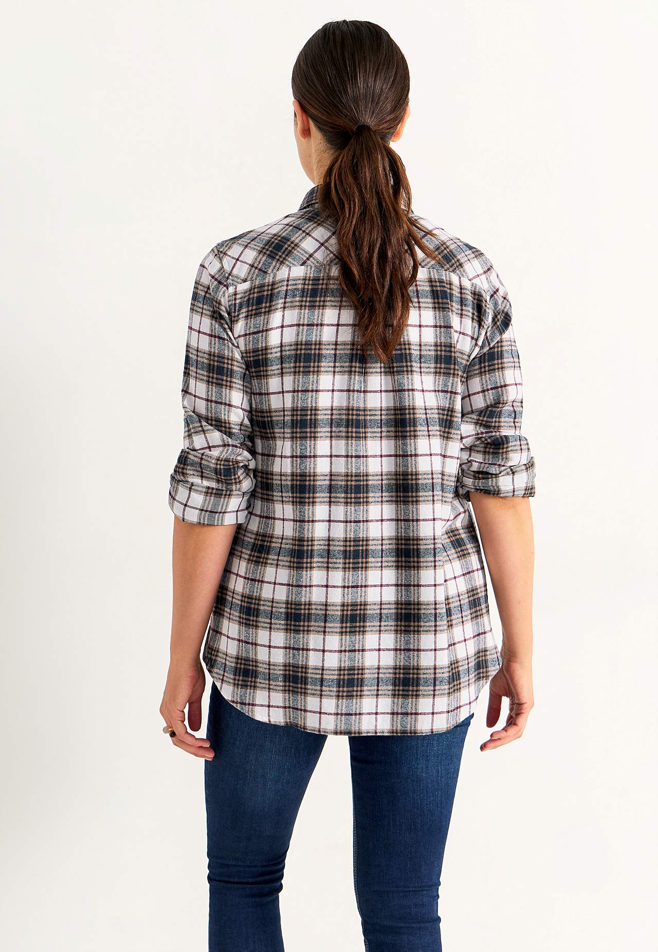 Checked flannel shirt