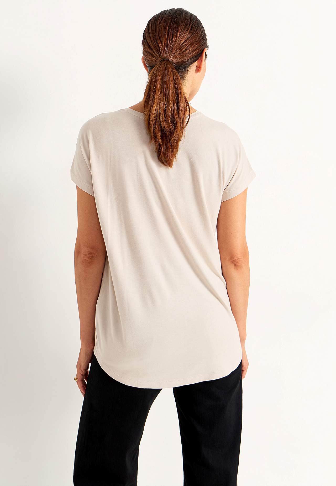 Party top with sequins
