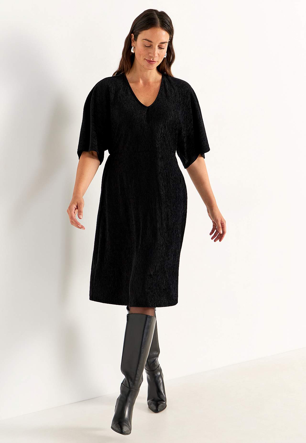 Party dress in velvet