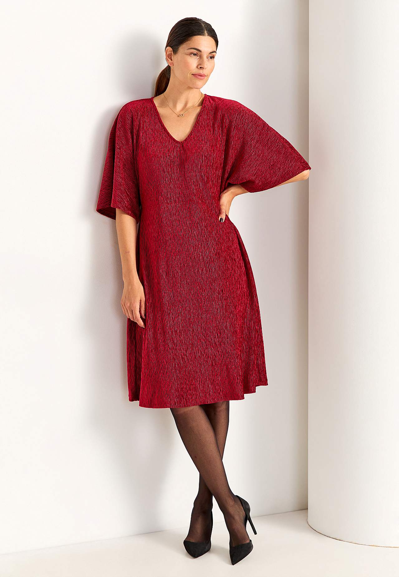 Party dress in velvet