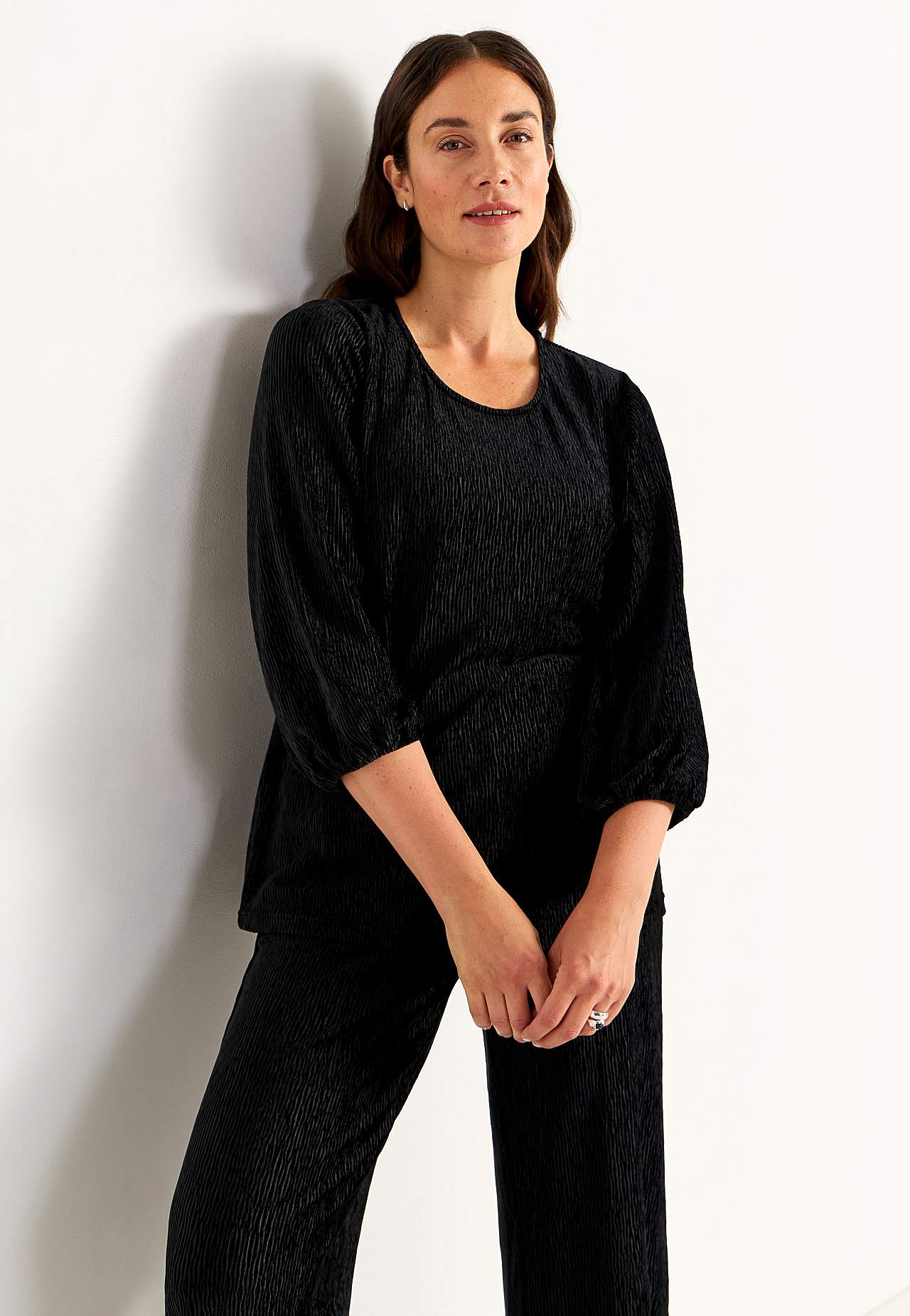 Party top in velvet