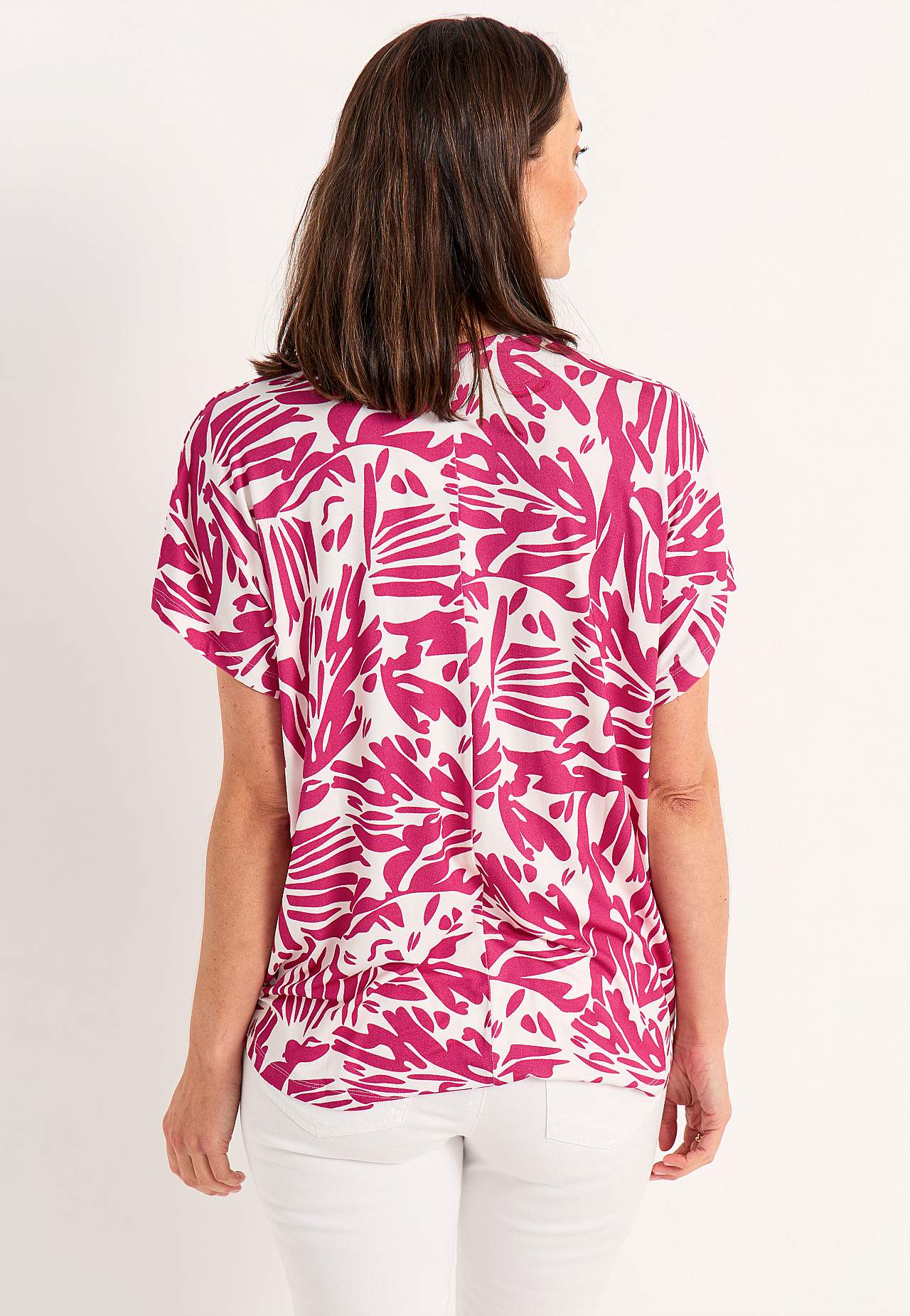 V-neck jersey top