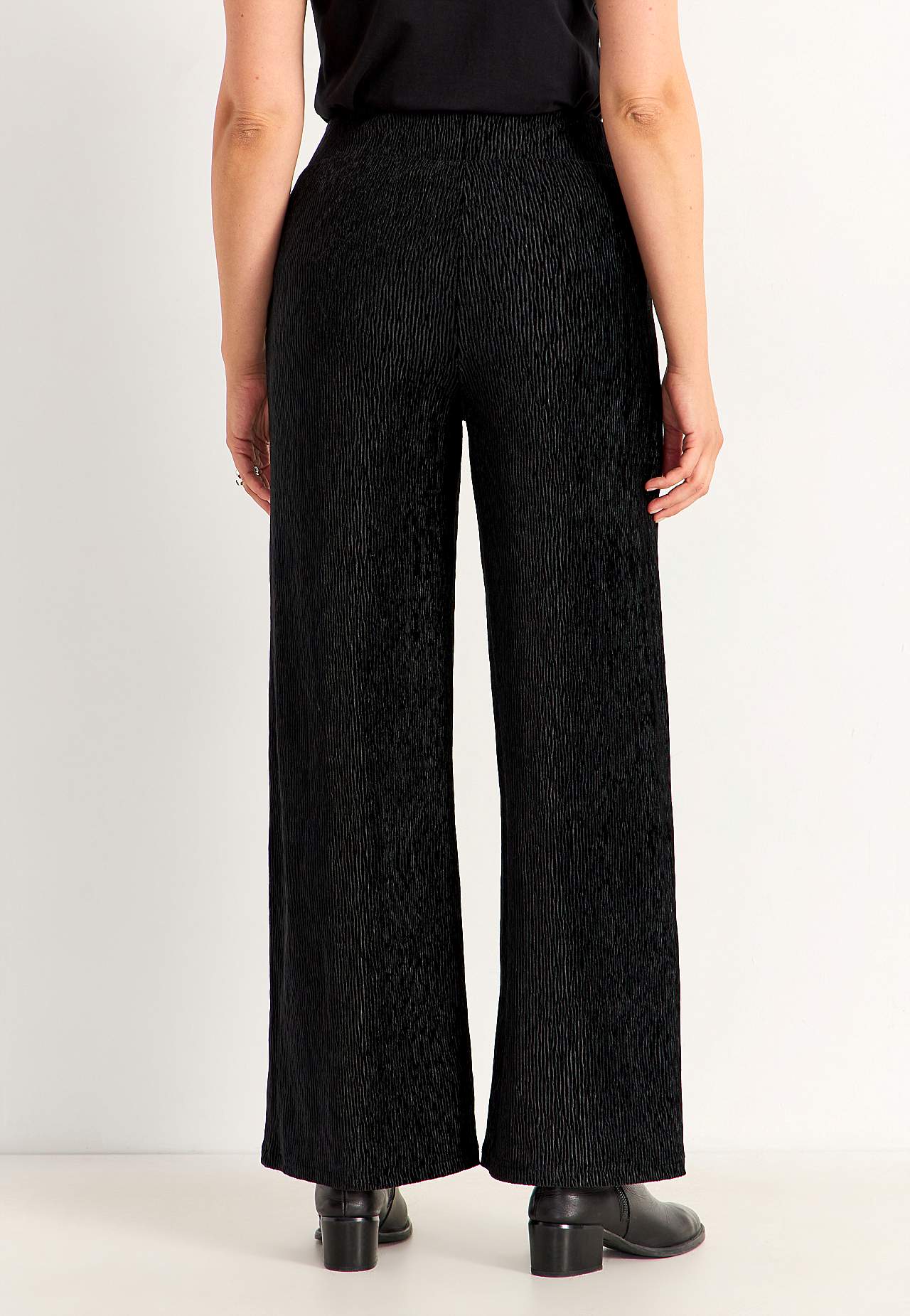 Party trousers in velvet