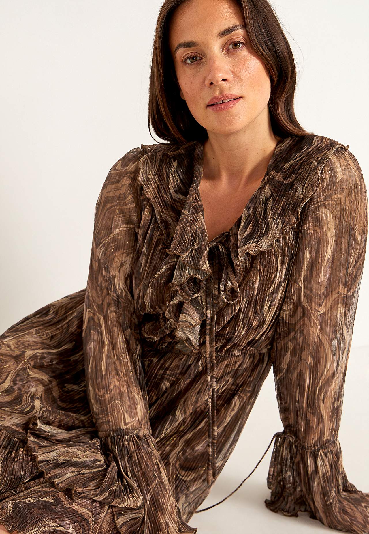 Patterned party dress