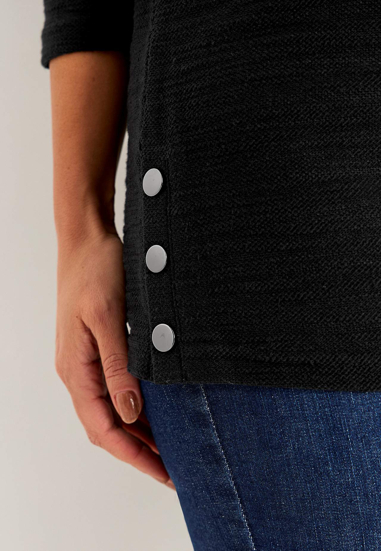 Jersey tuniq with structure