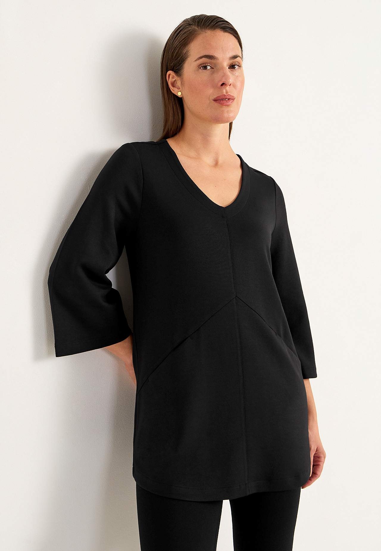 Super soft jersey tuniq with pockets