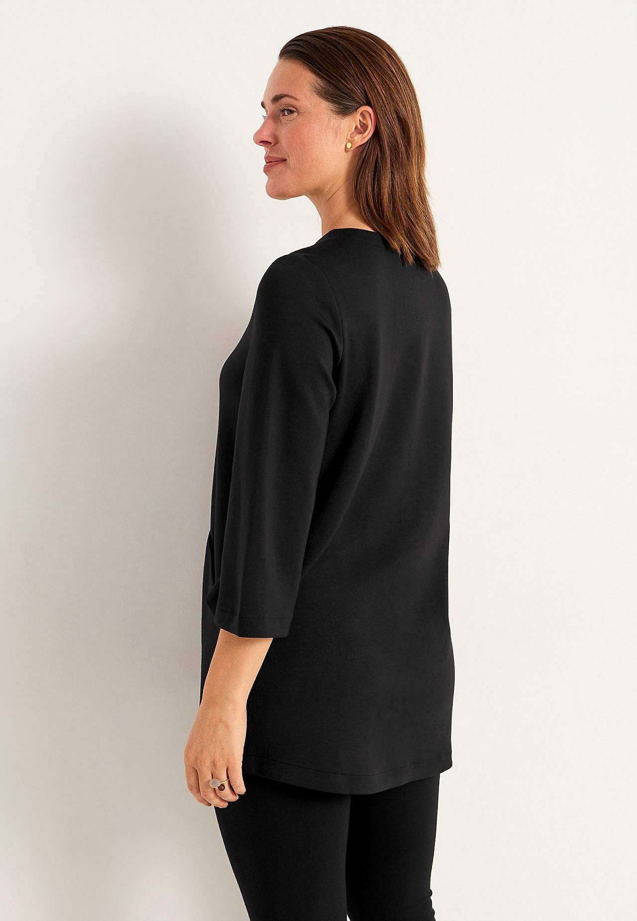 Super soft jersey tuniq with pockets