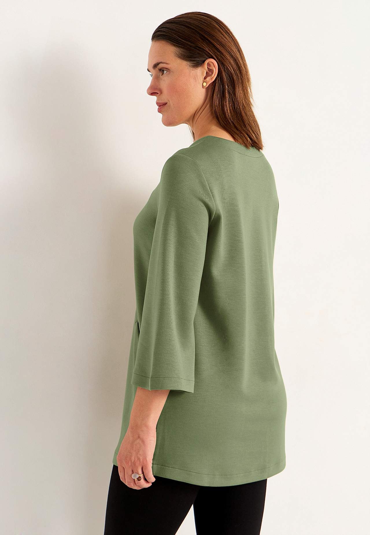 Super soft jersey tuniq with pockets
