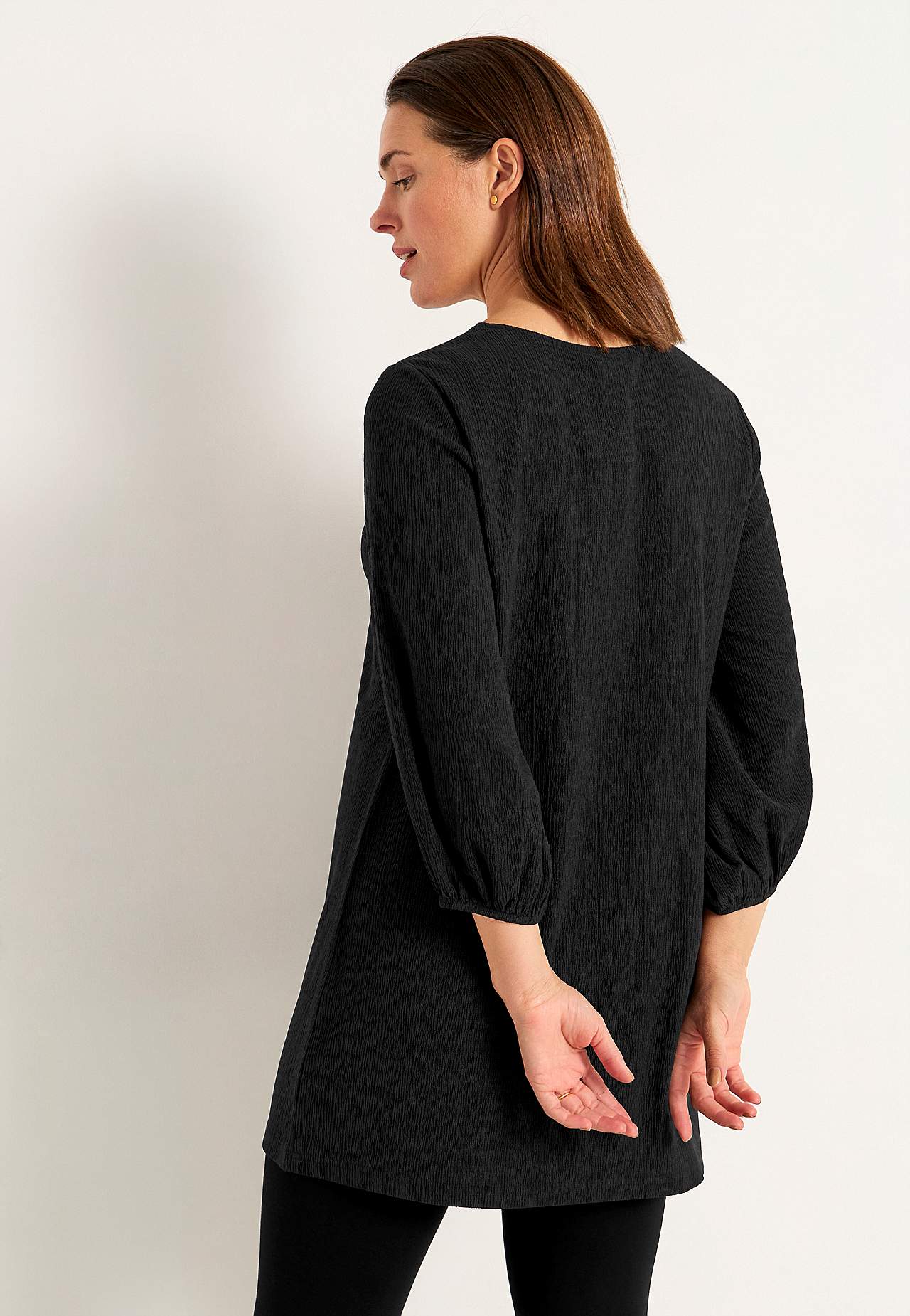 Jersey tuniq with structure
