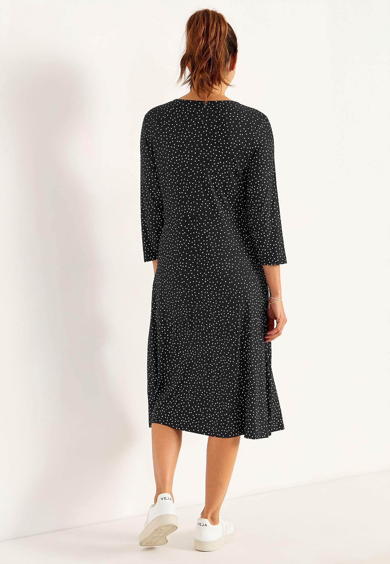 Jersey dress with pockets