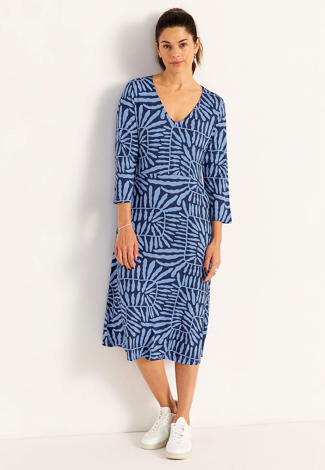 Jersey dress with pockets