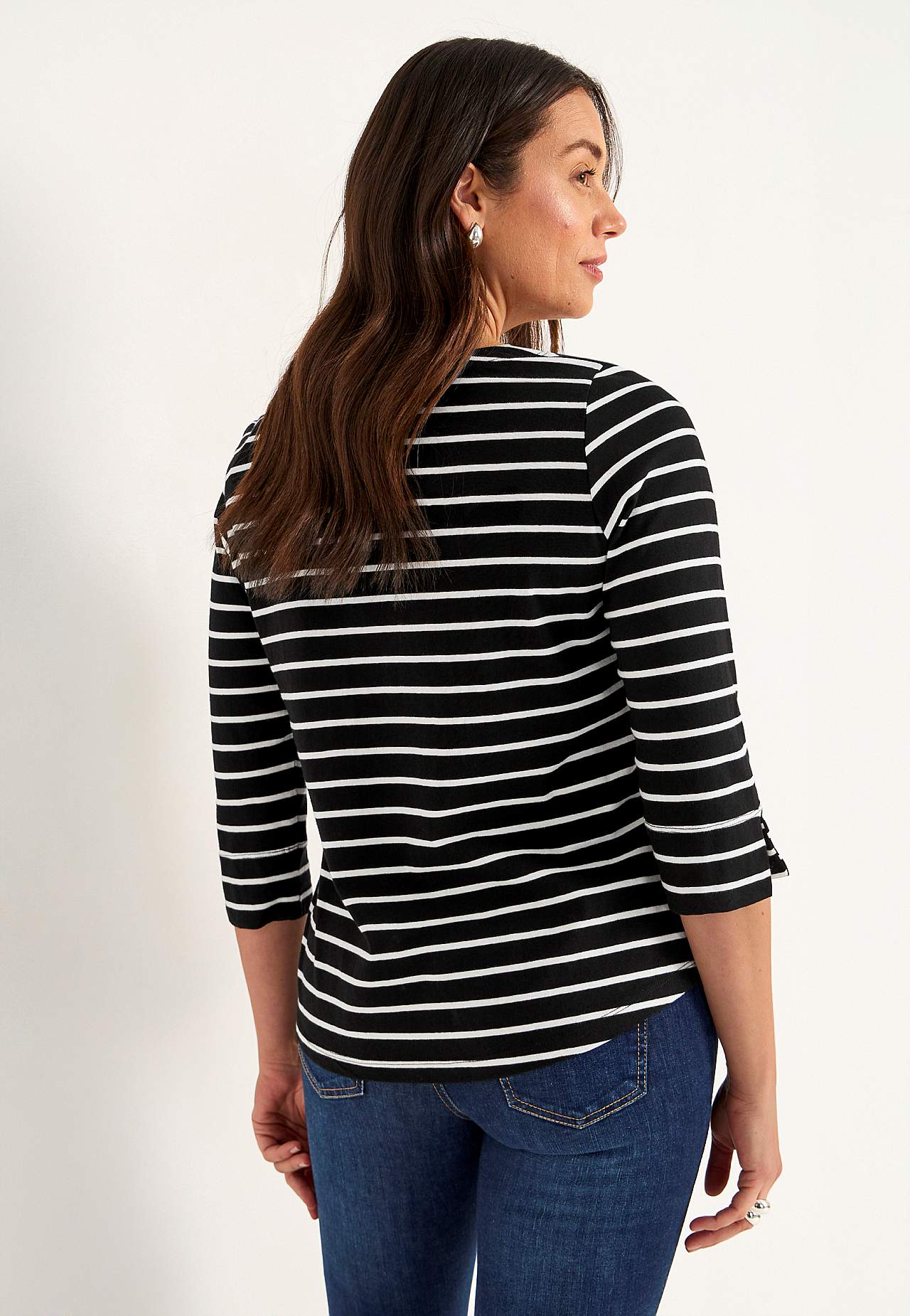 Jersey top with buttons