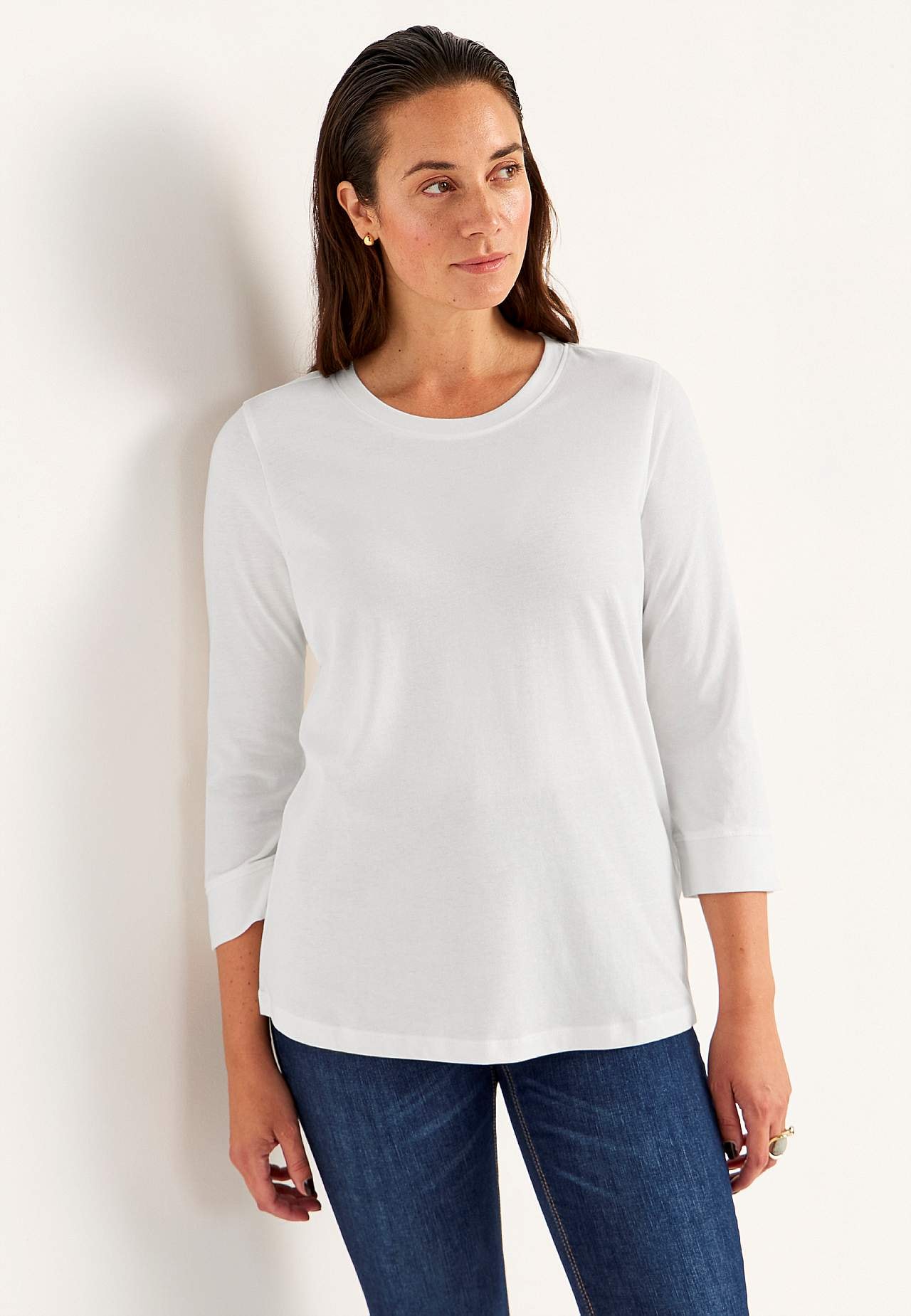 Jersey top in organic cotton 2-pack