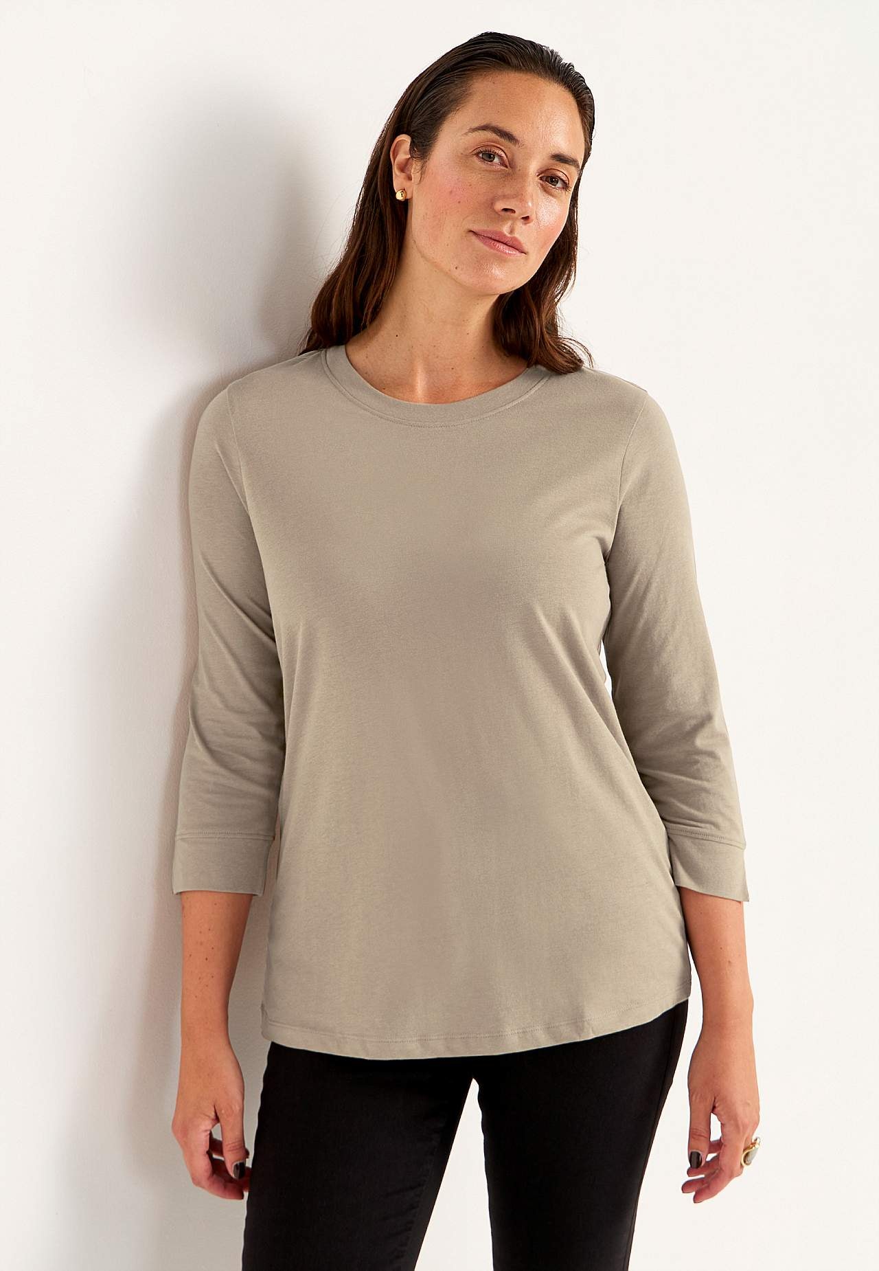Jersey top in organic cotton 2-pack